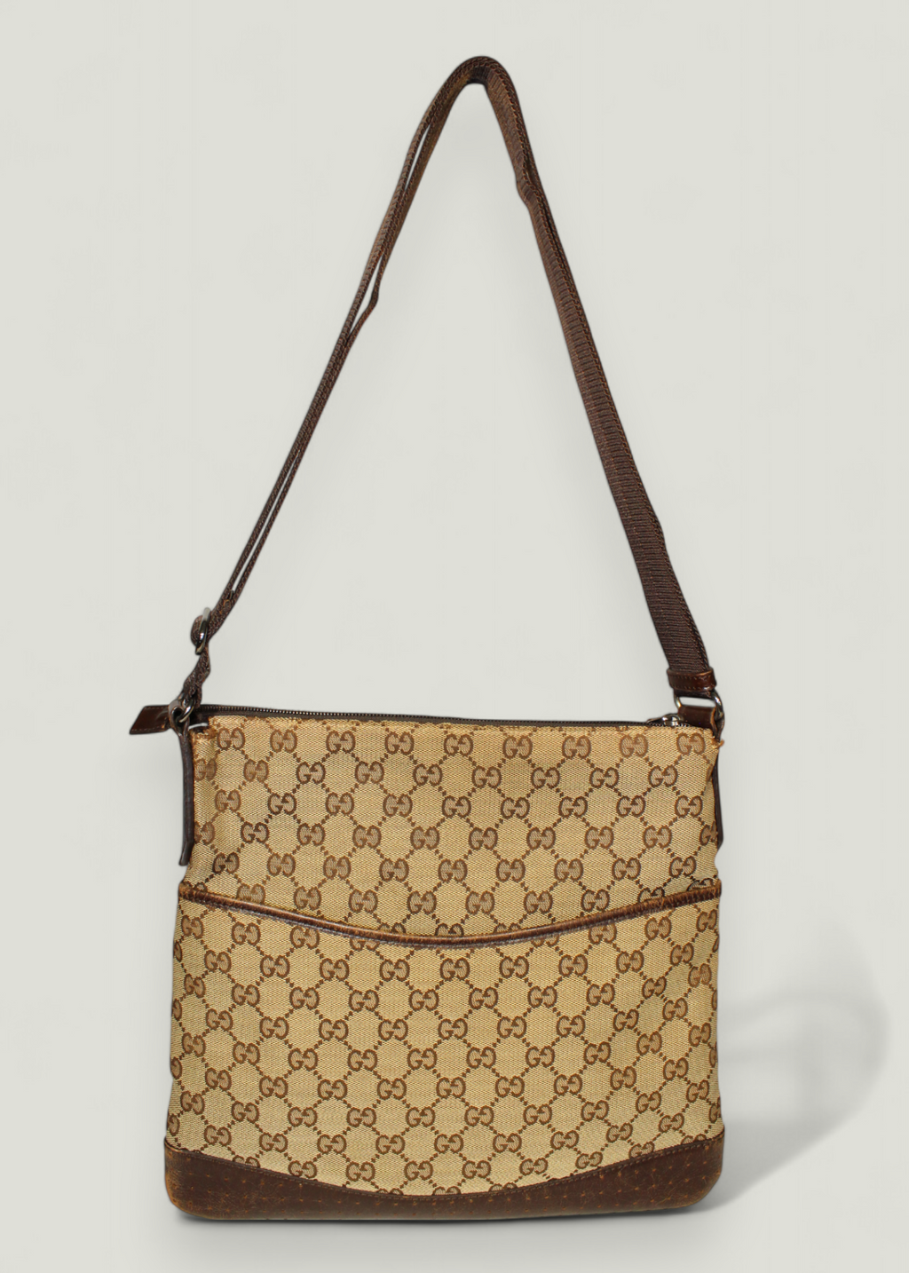 Preloved | Gucci GG Crossbody i Beige Canvas