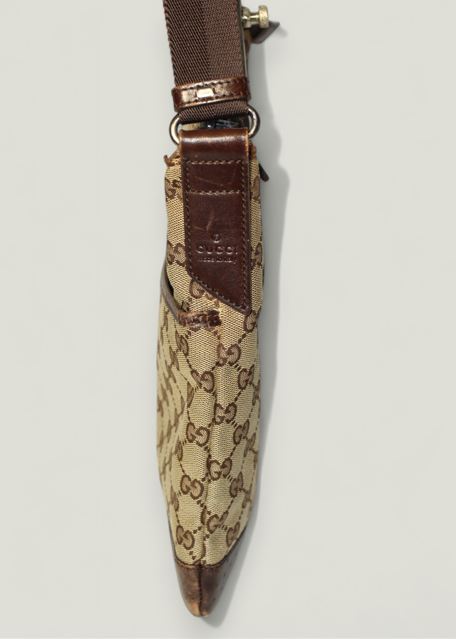 Preloved | Gucci GG Crossbody i Beige Canvas