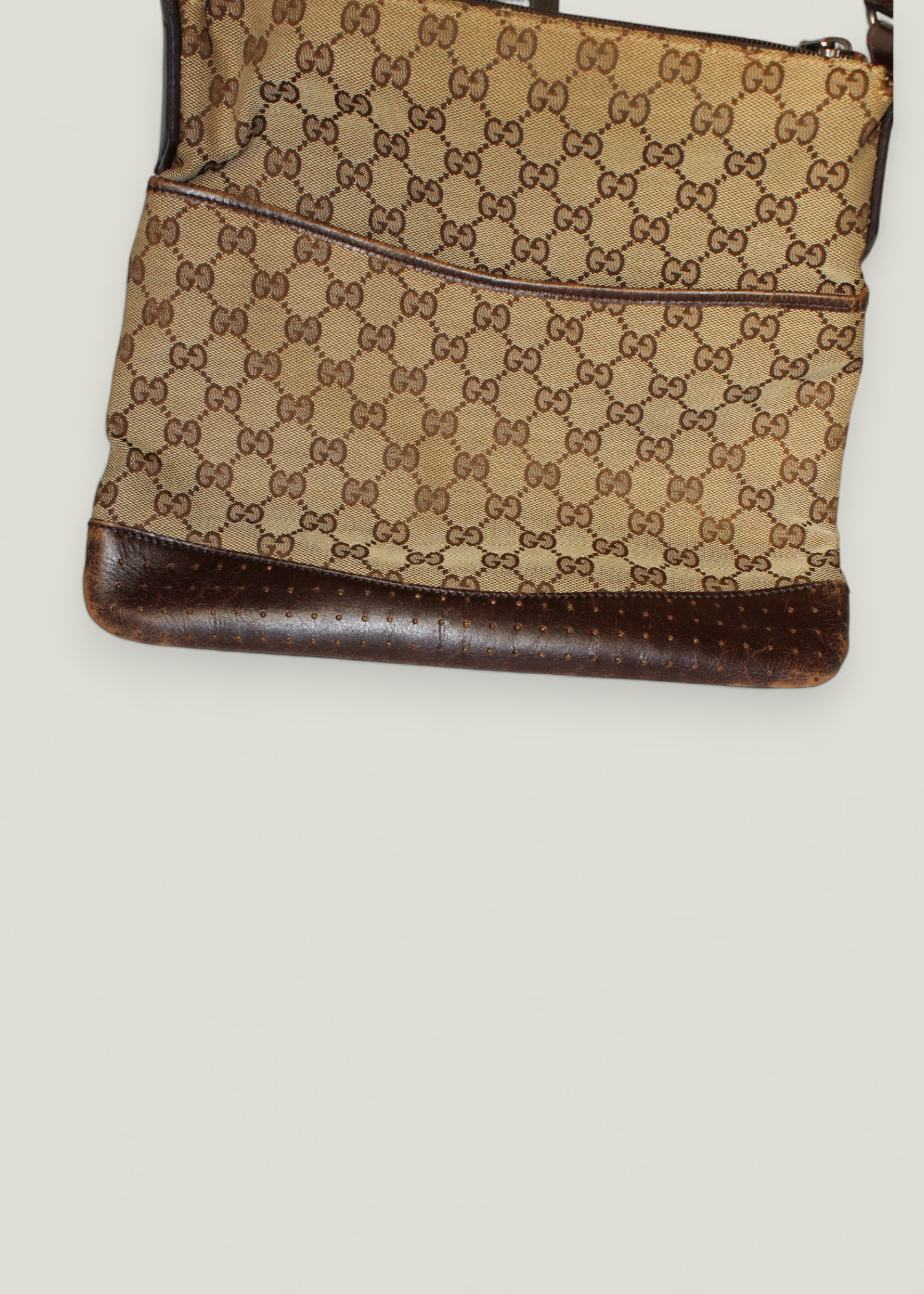 Preloved | Gucci GG Crossbody i Beige Canvas