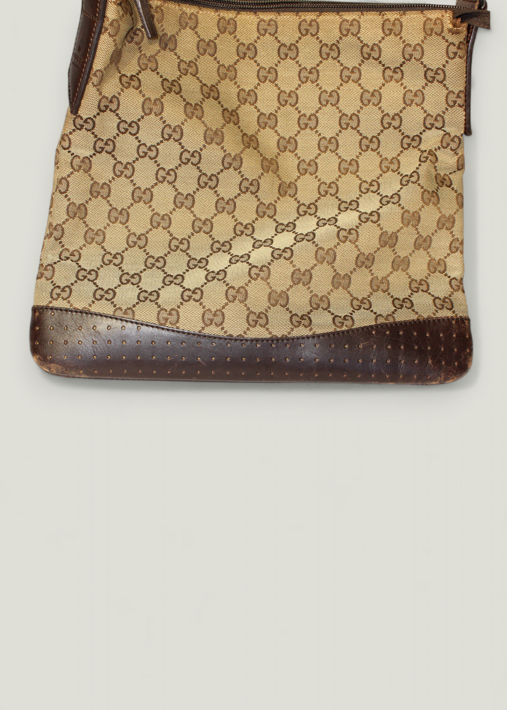 Preloved | Gucci GG Crossbody i Beige Canvas