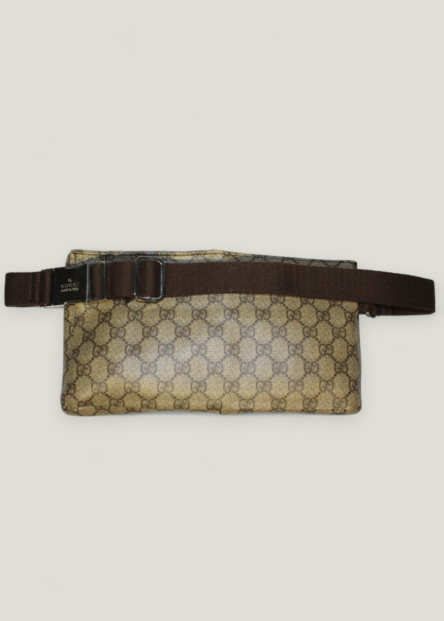 Preloved | Gucci GG Bæltetaske i Beige Coated Monogram Canvas