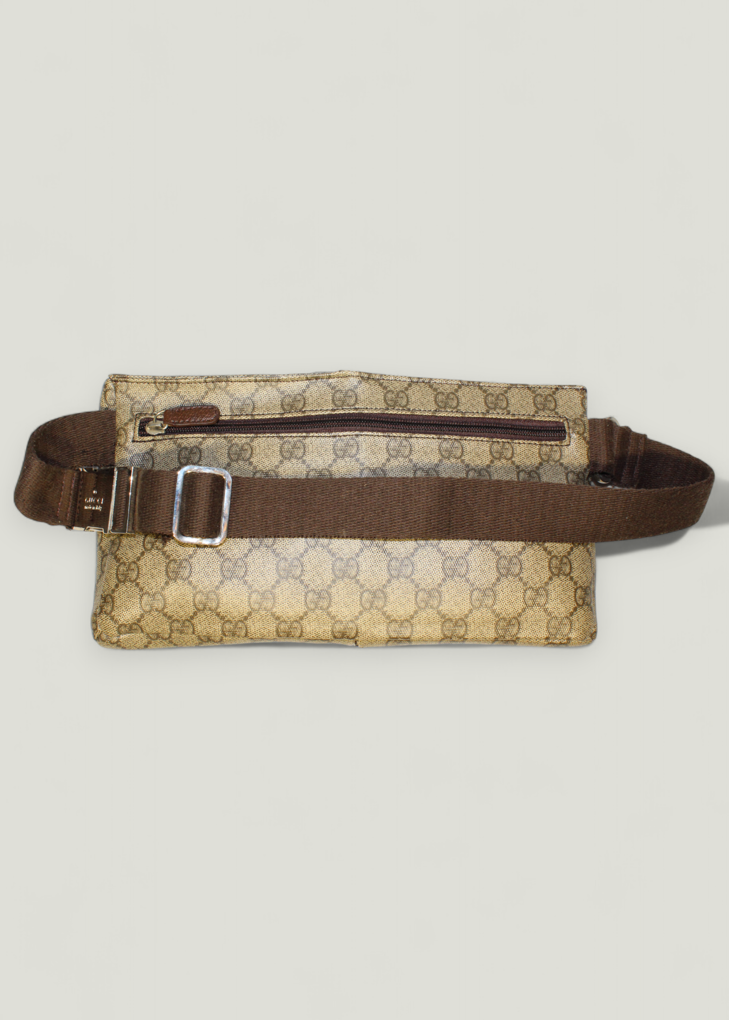 Preloved | Gucci GG Bæltetaske i Beige Coated Monogram Canvas