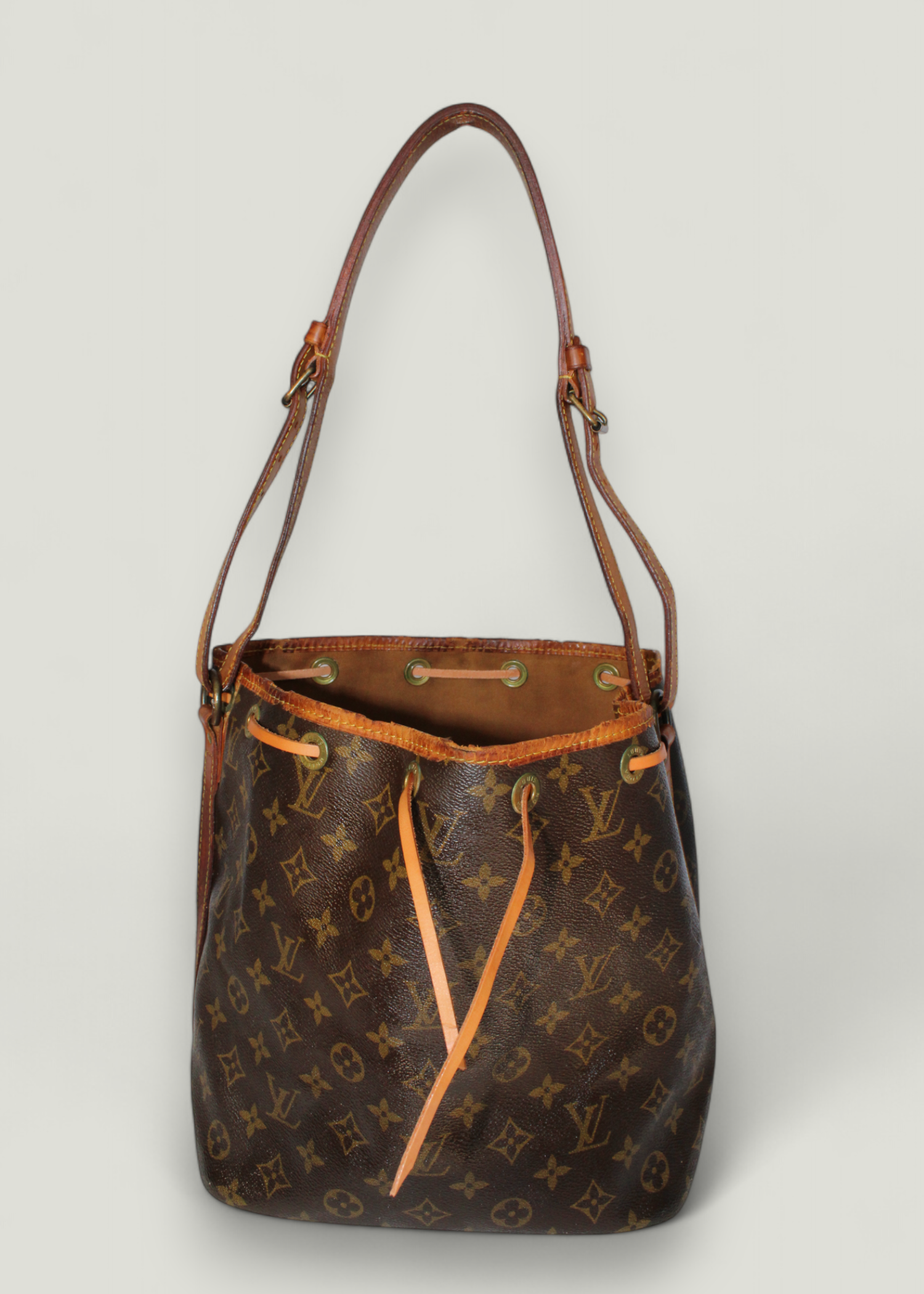 Preloved | Louis Vuitton Petit Noé Skuldertaske Lille i Monogram Canvas