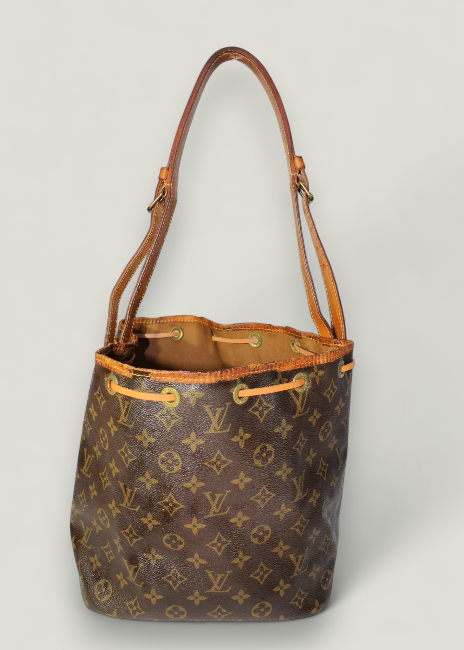 Preloved | Louis Vuitton Petit Noé Skuldertaske Lille i Monogram Canvas
