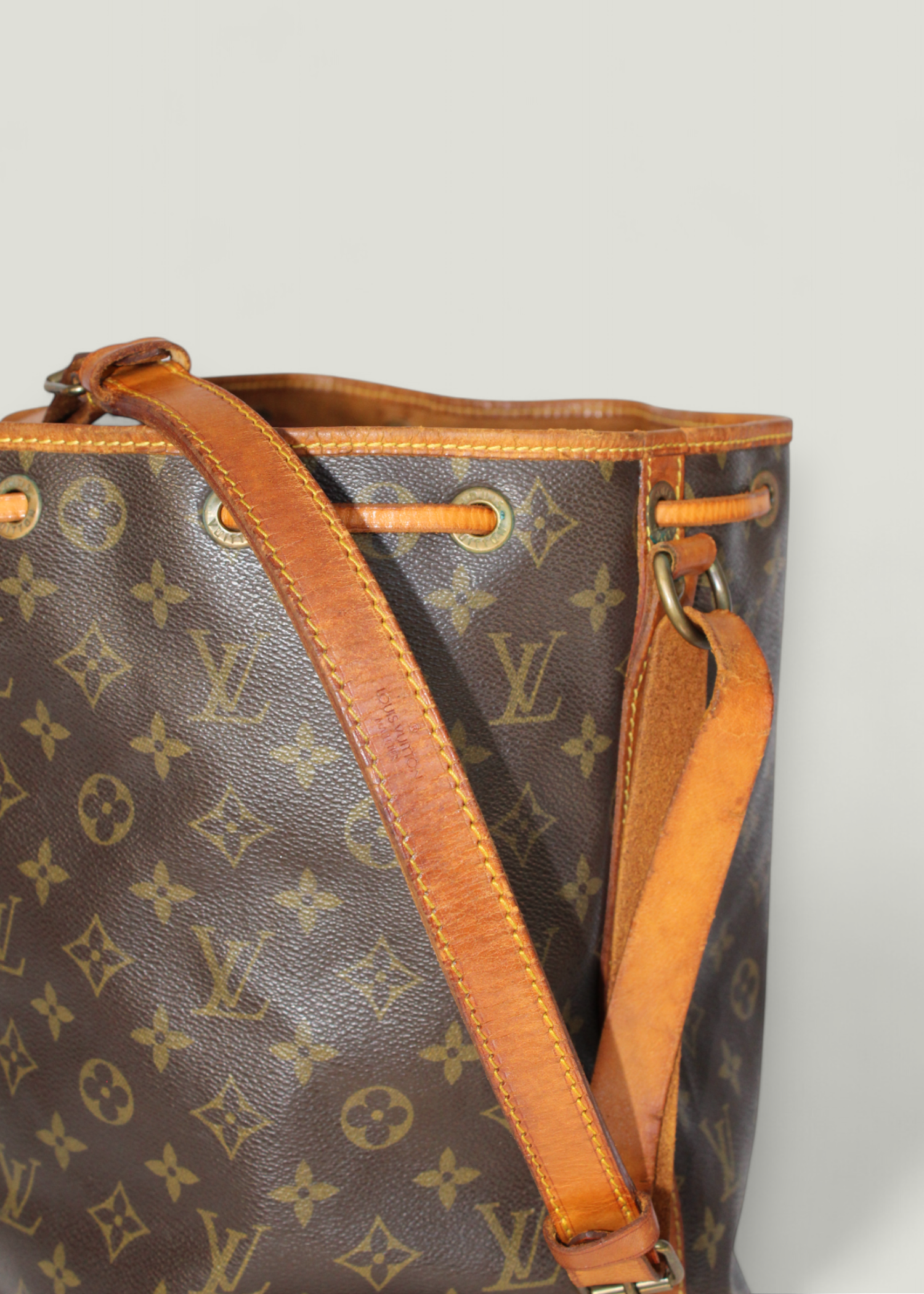 Preloved | Louis Vuitton Noé Skuldertaske Stor i Monogram Canvas