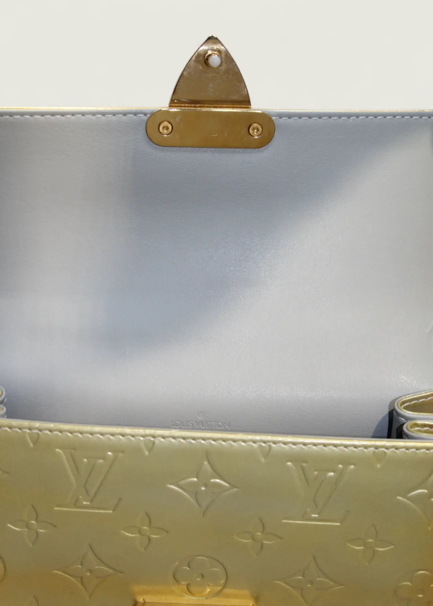 Preloved | Louis Vuitton Monogram Vernis Spring Street Håndtaske i Gul Grøn Louis Vuitton