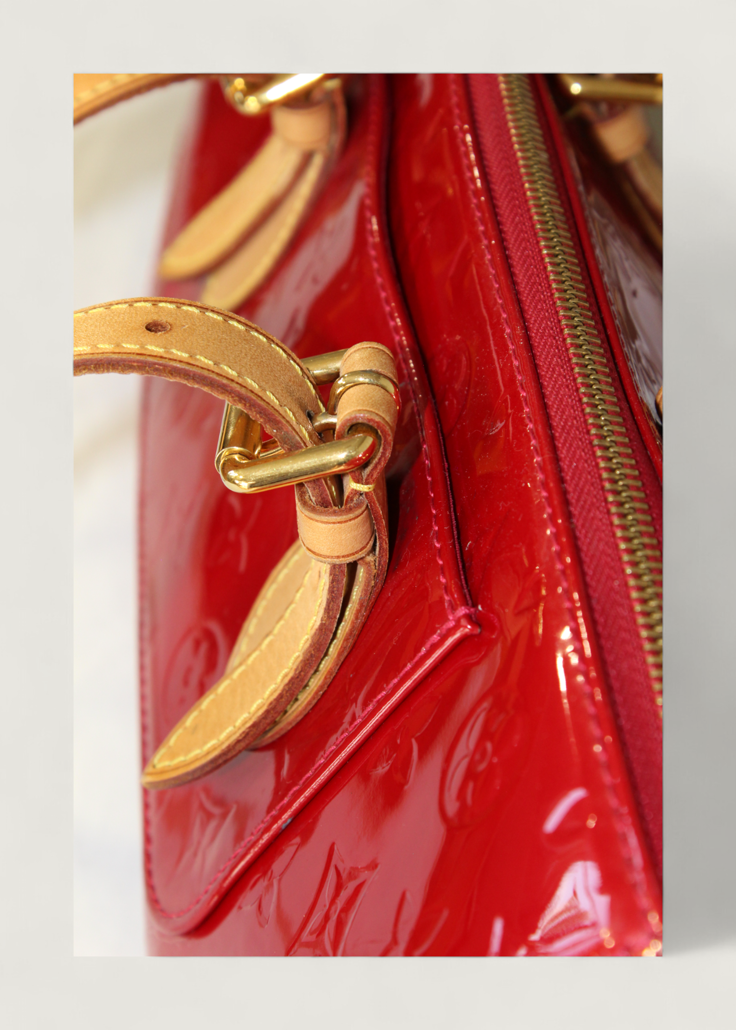 Preloved | Louis Vuitton Monogram Vernis Rosewood Avenue Håndtaske i Rød