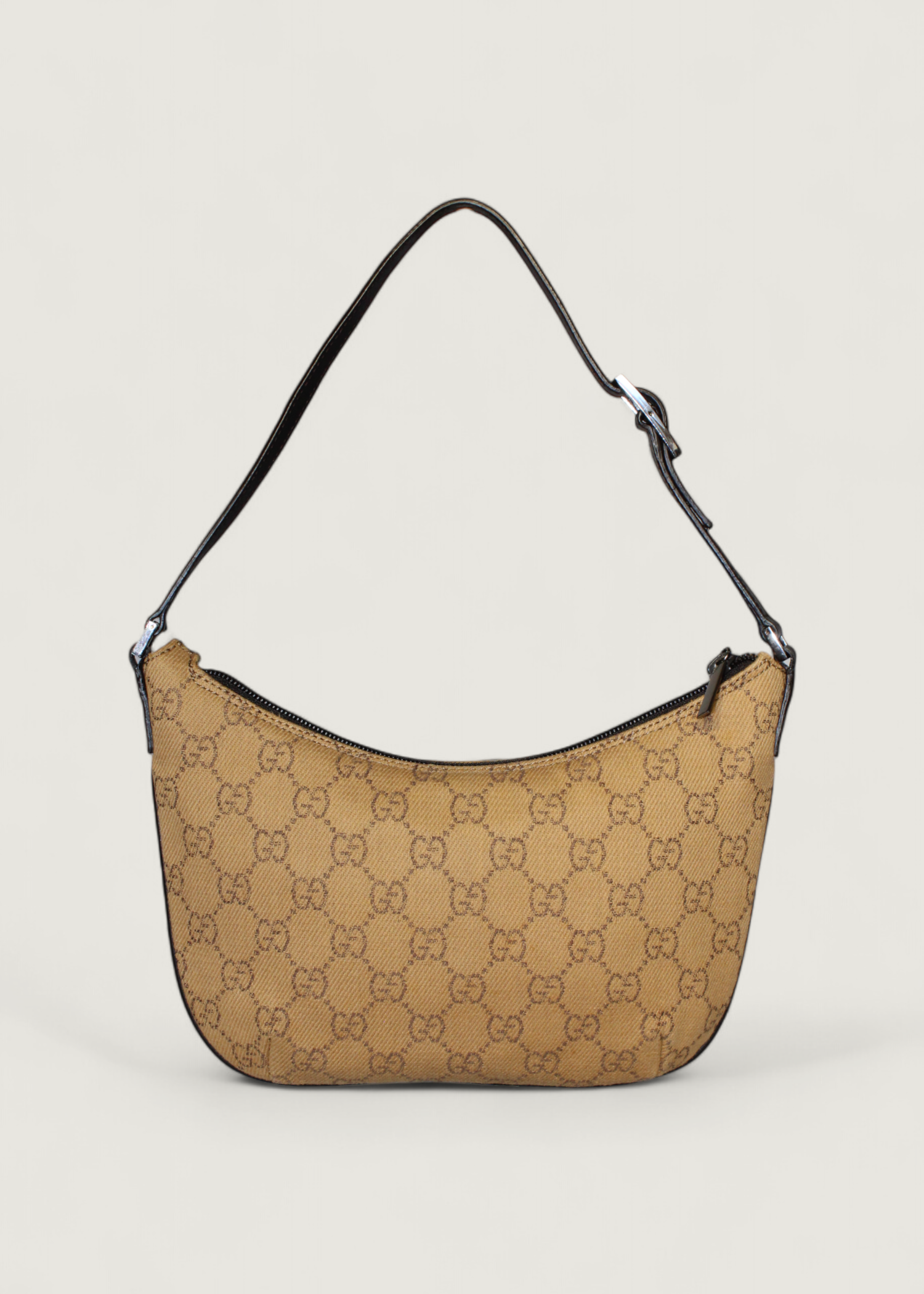 Preloved | Gucci GG Monogram Pochette i Brun Denim