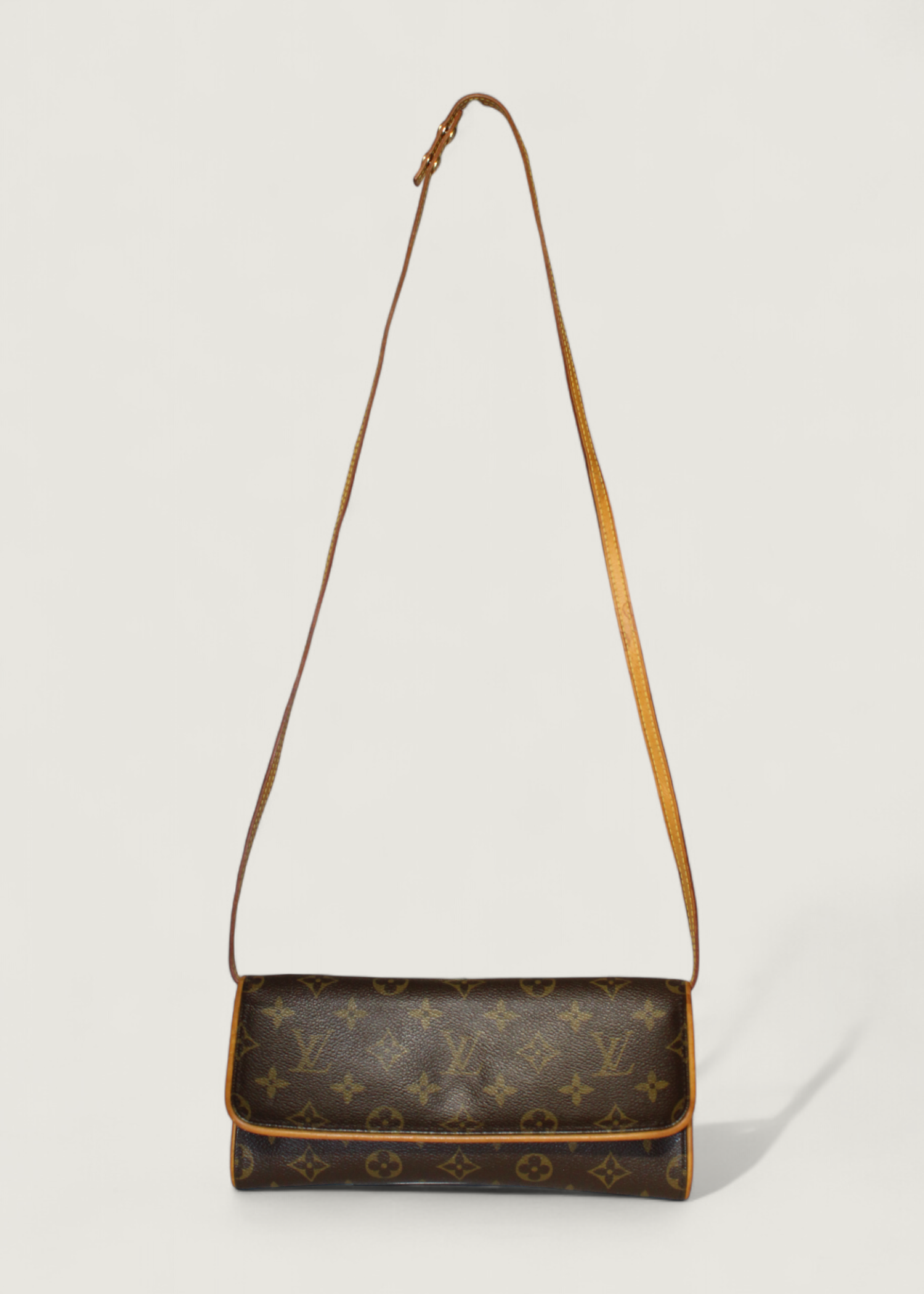 Preloved | Louis Vuitton Pochette Twin GM Crossbody i Monogram Canvas