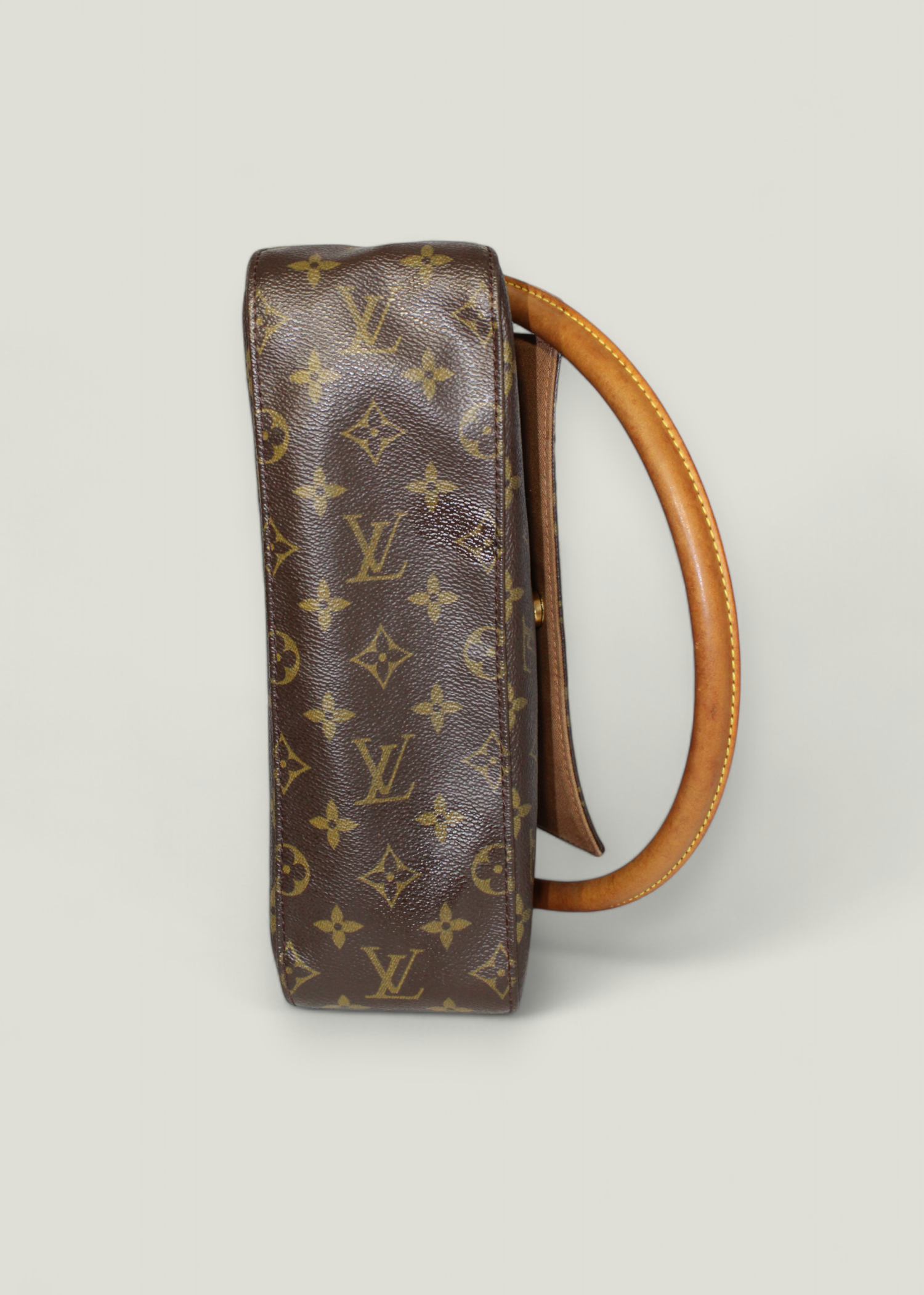 Preloved | Louis Vuitton Mini Looping Håndtaske i Monogram Med Originalt Kort