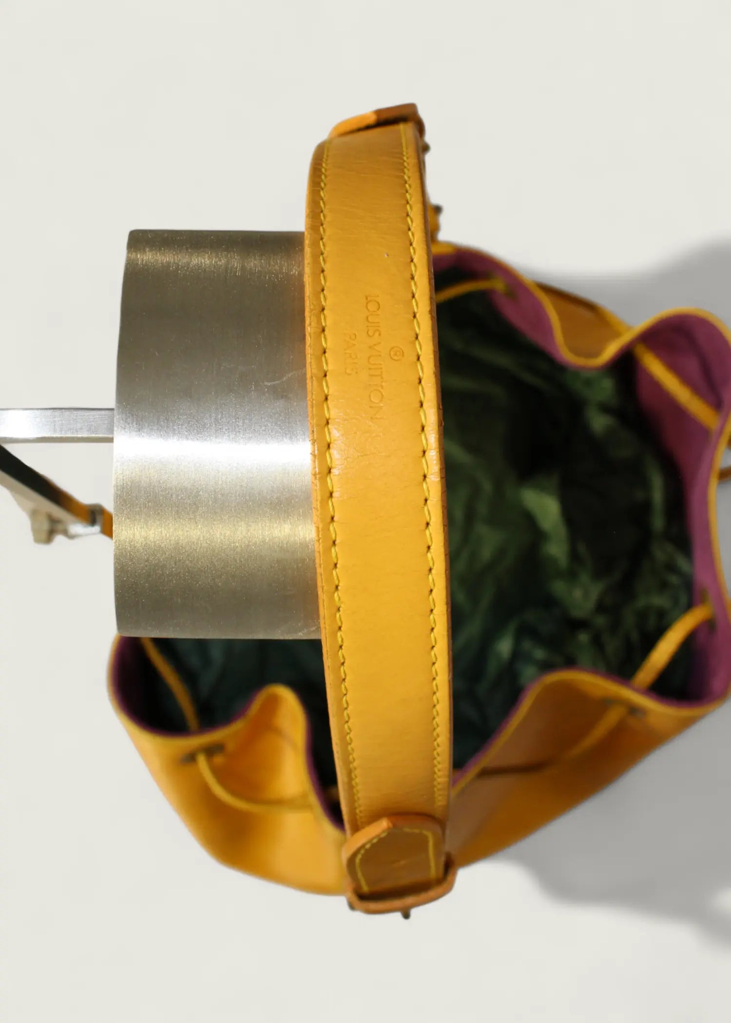 Preloved | Louis Vuitton Petit Noé Skuldertaske i Gul Epi Læder Louis Vuitton