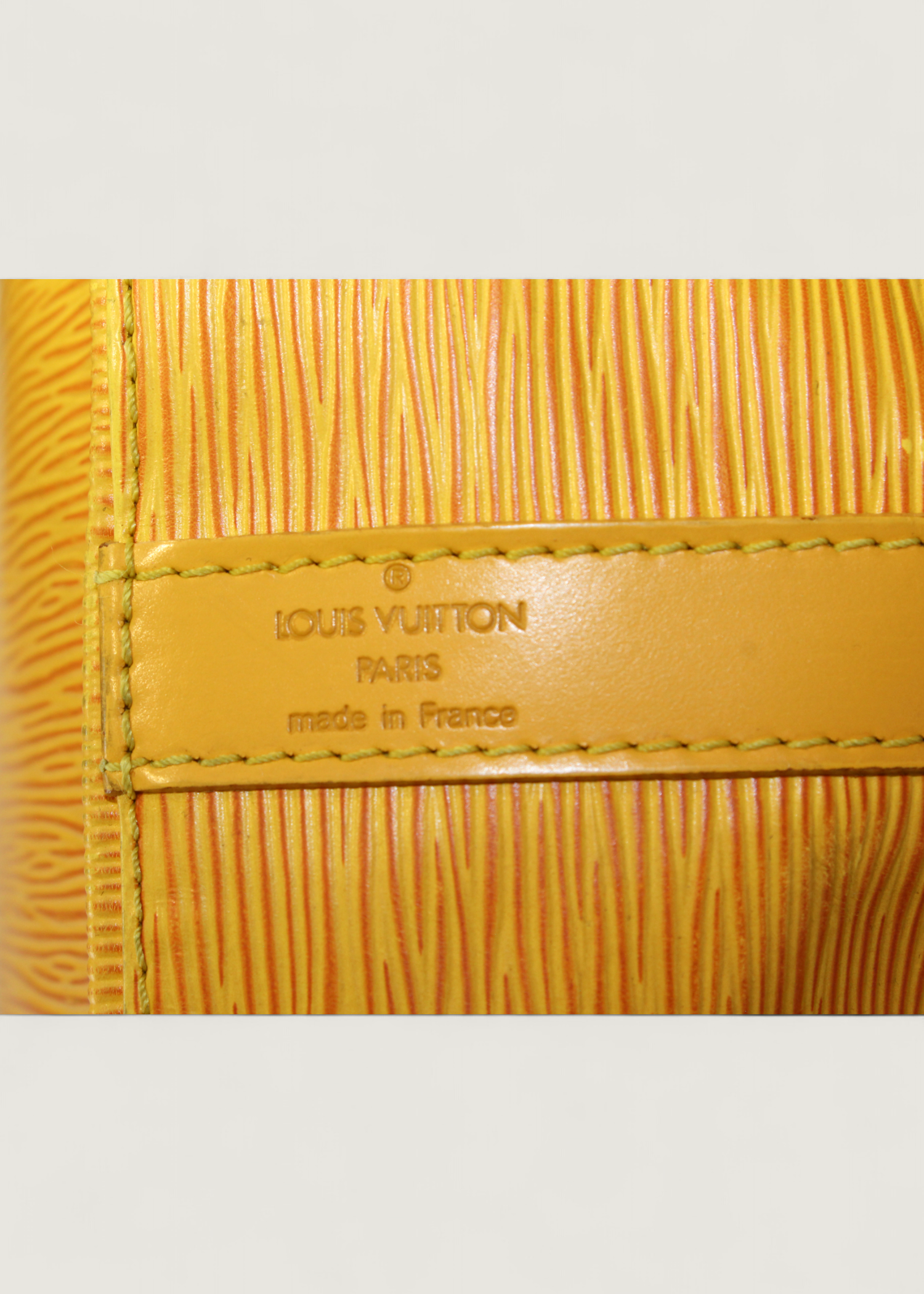 Preloved | Louis Vuitton Petit Noé Skuldertaske i Gul Epi Læder