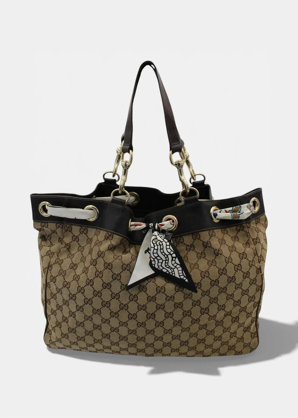 Preloved | Gucci GG Monogram Totebag med Gucci Tørreklæde Gucci