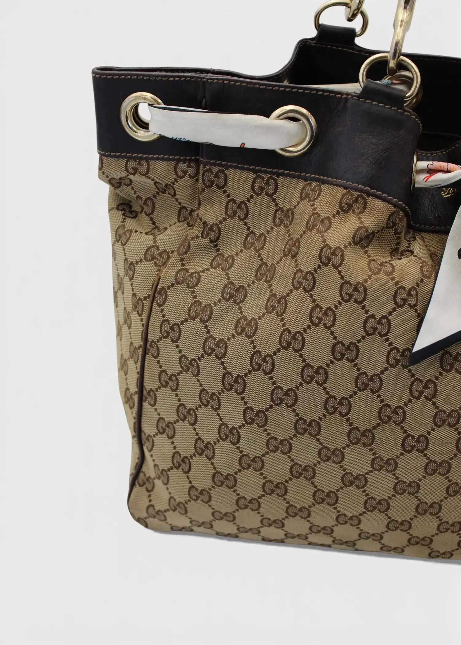 Preloved | Gucci GG Monogram Totebag med Gucci Tørreklæde Gucci