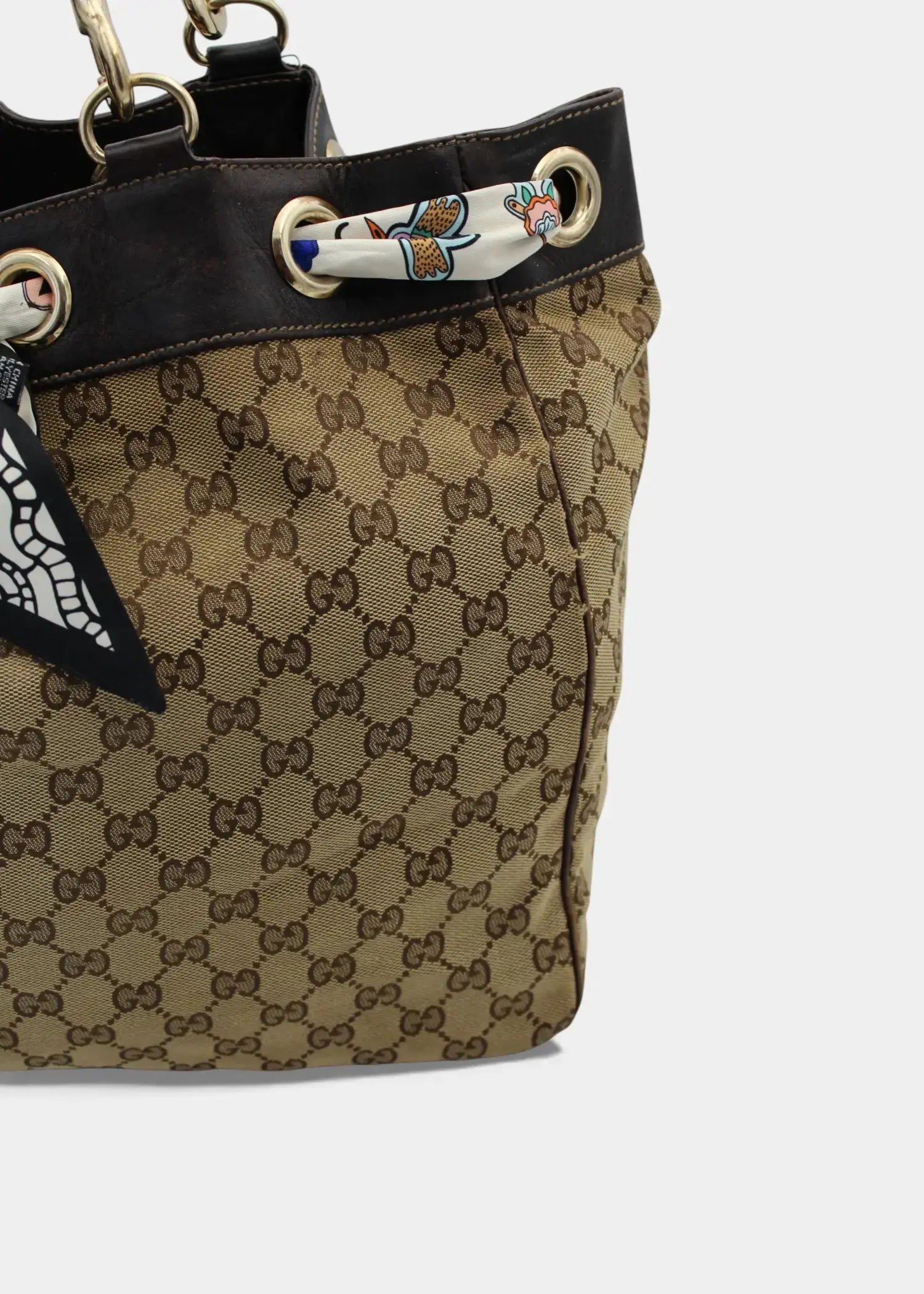 Preloved | Gucci GG Monogram Totebag med Gucci Tørreklæde Gucci