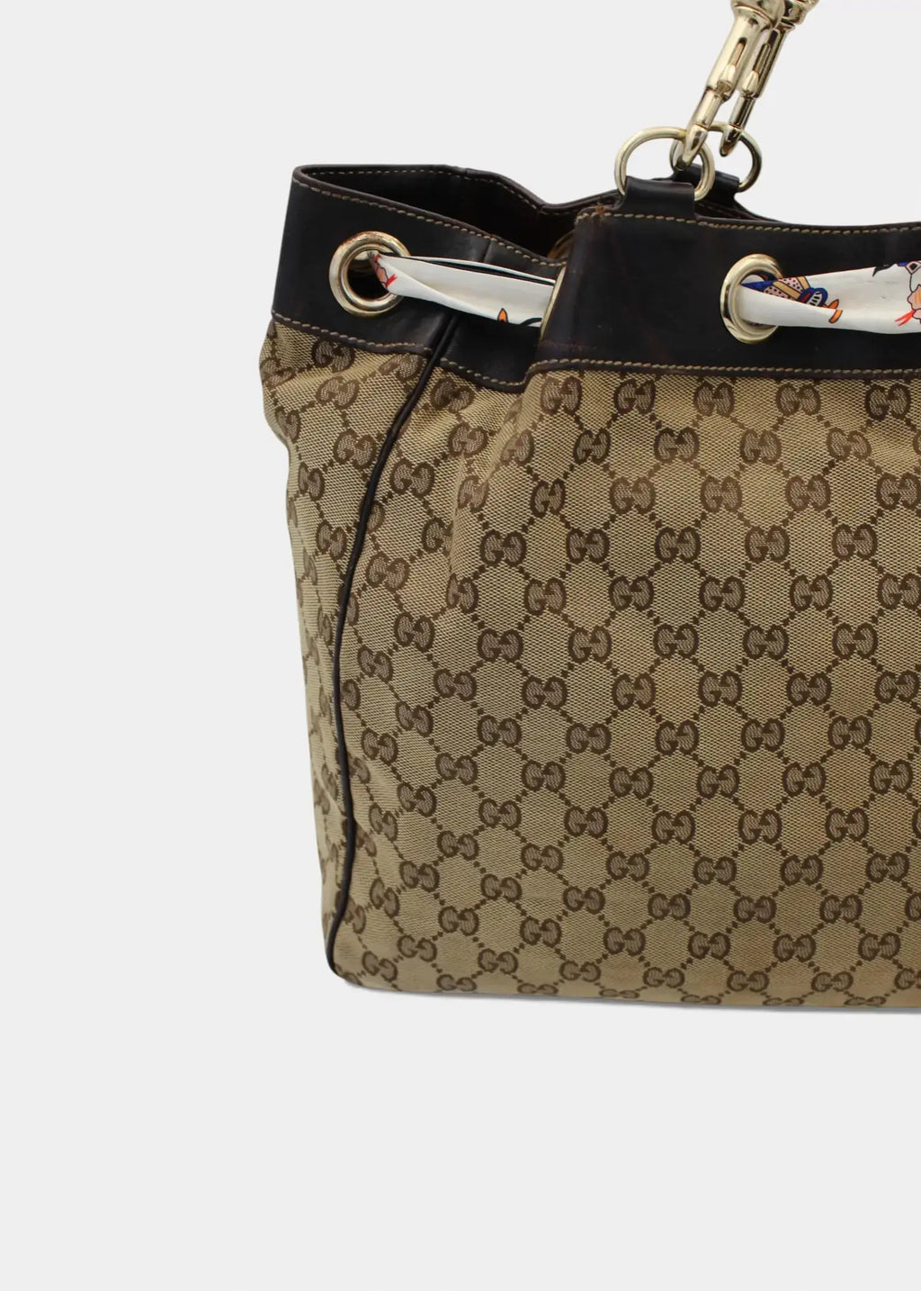 Preloved | Gucci GG Monogram Totebag med Gucci Tørreklæde Gucci