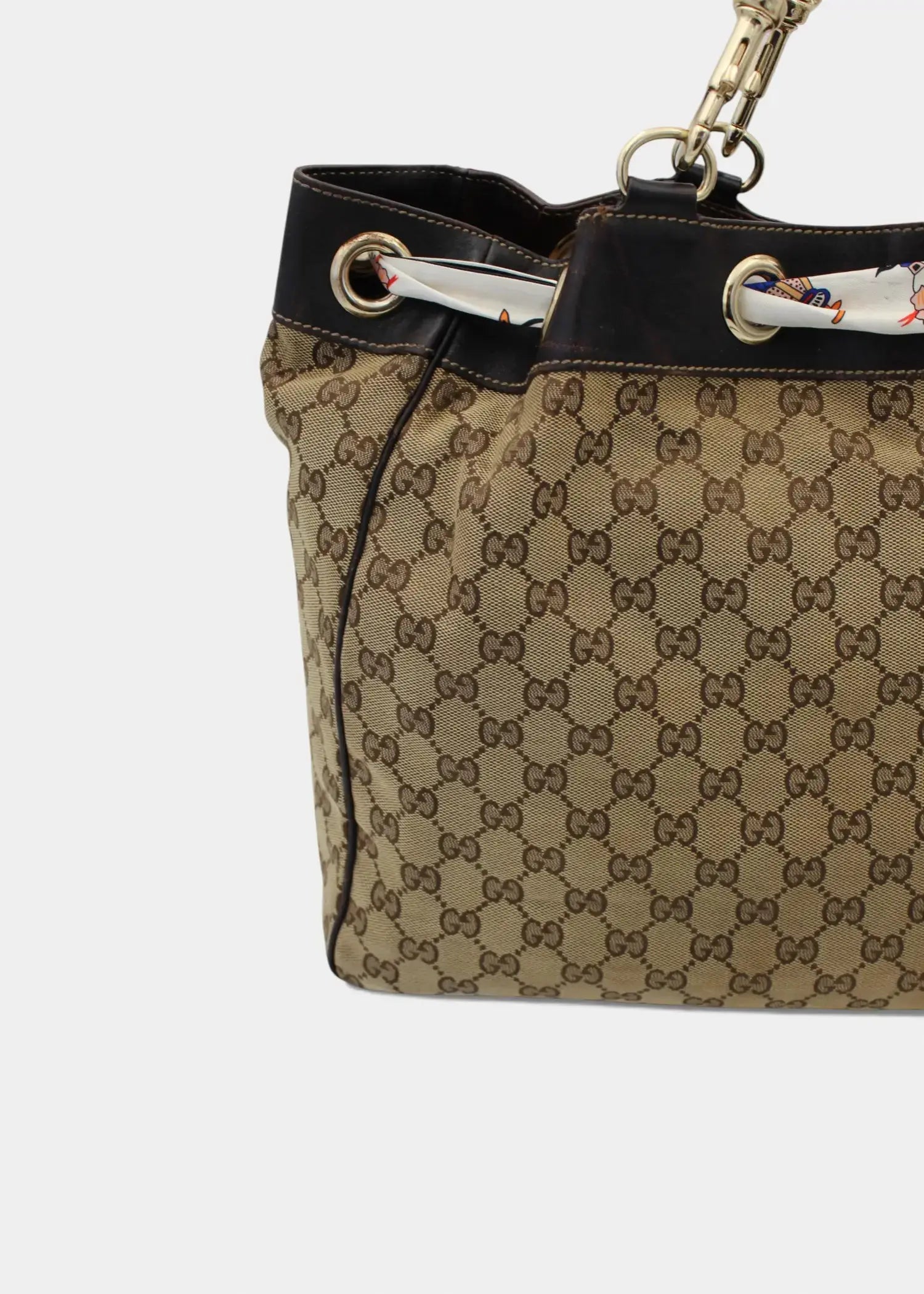 Preloved | Gucci GG Monogram Totebag med Gucci Tørreklæde Gucci