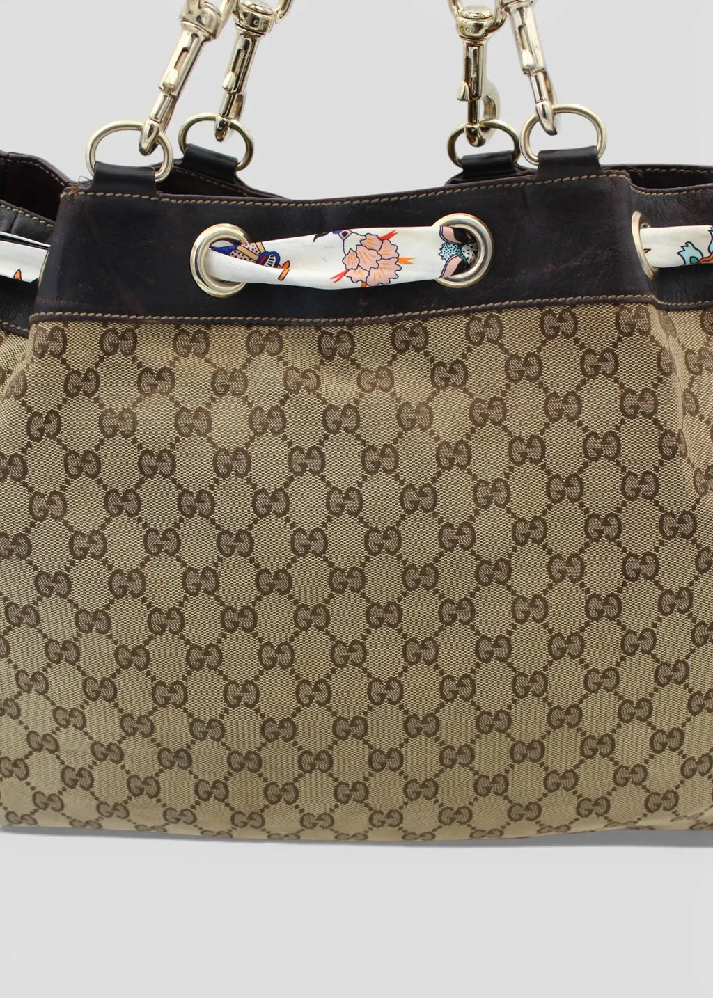 Preloved | Gucci GG Monogram Totebag med Gucci Tørreklæde Gucci