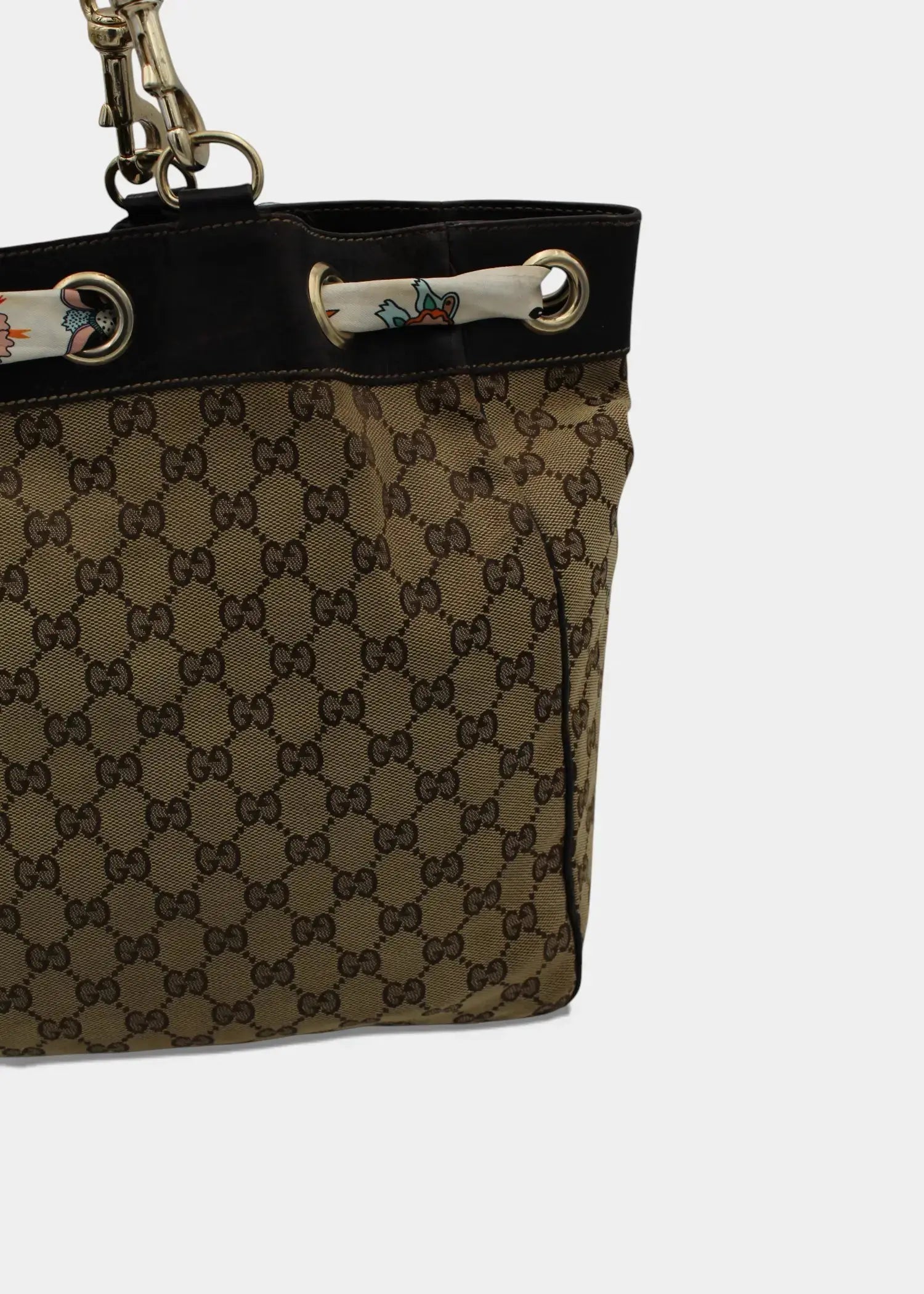 Preloved | Gucci GG Monogram Totebag med Gucci Tørreklæde Gucci