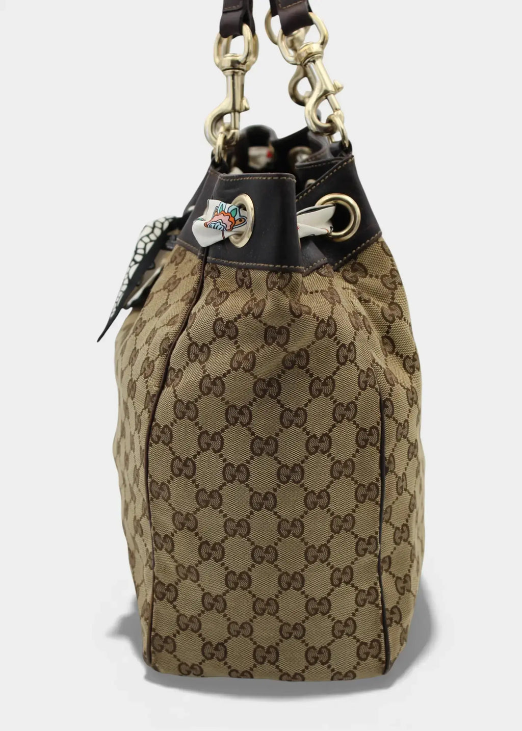 Preloved | Gucci GG Monogram Totebag med Gucci Tørreklæde Gucci