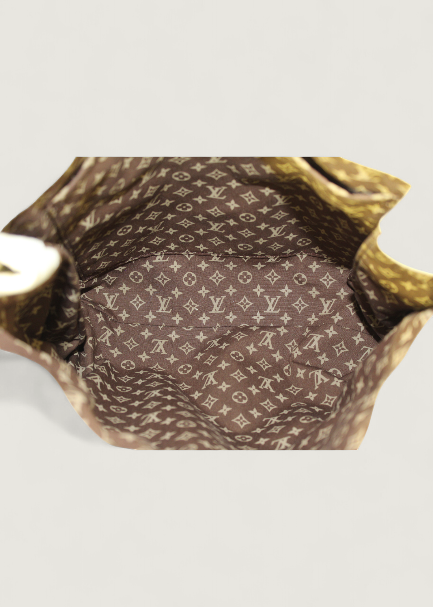 Preloved | Louis Vuitton Toile Globe Shopper Cabas MM Totebag i Denim Rød Canvas