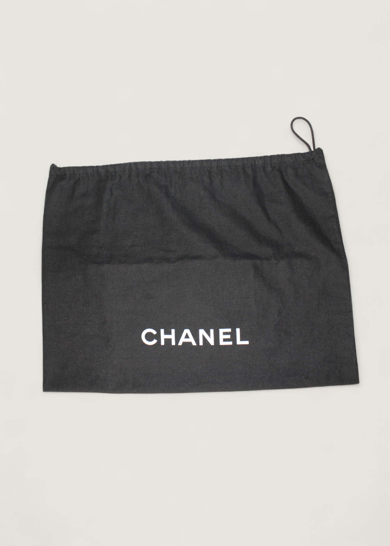Preloved | Chanel New Travel Line Totebag i Sort Nylon & Læder med Original Dustbag
