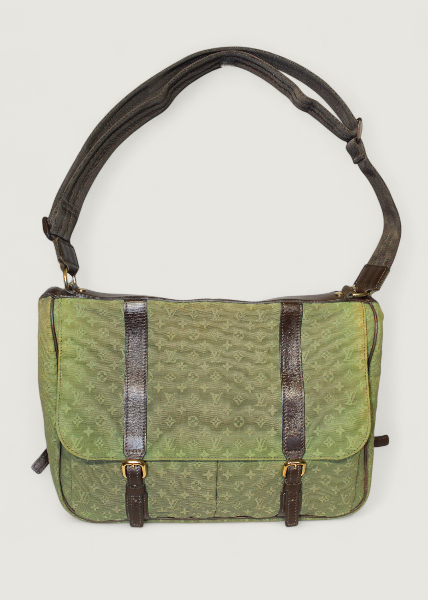 Preloved | Louis Vuitton Mini Sac Maman Crossbody Khaki Grøn