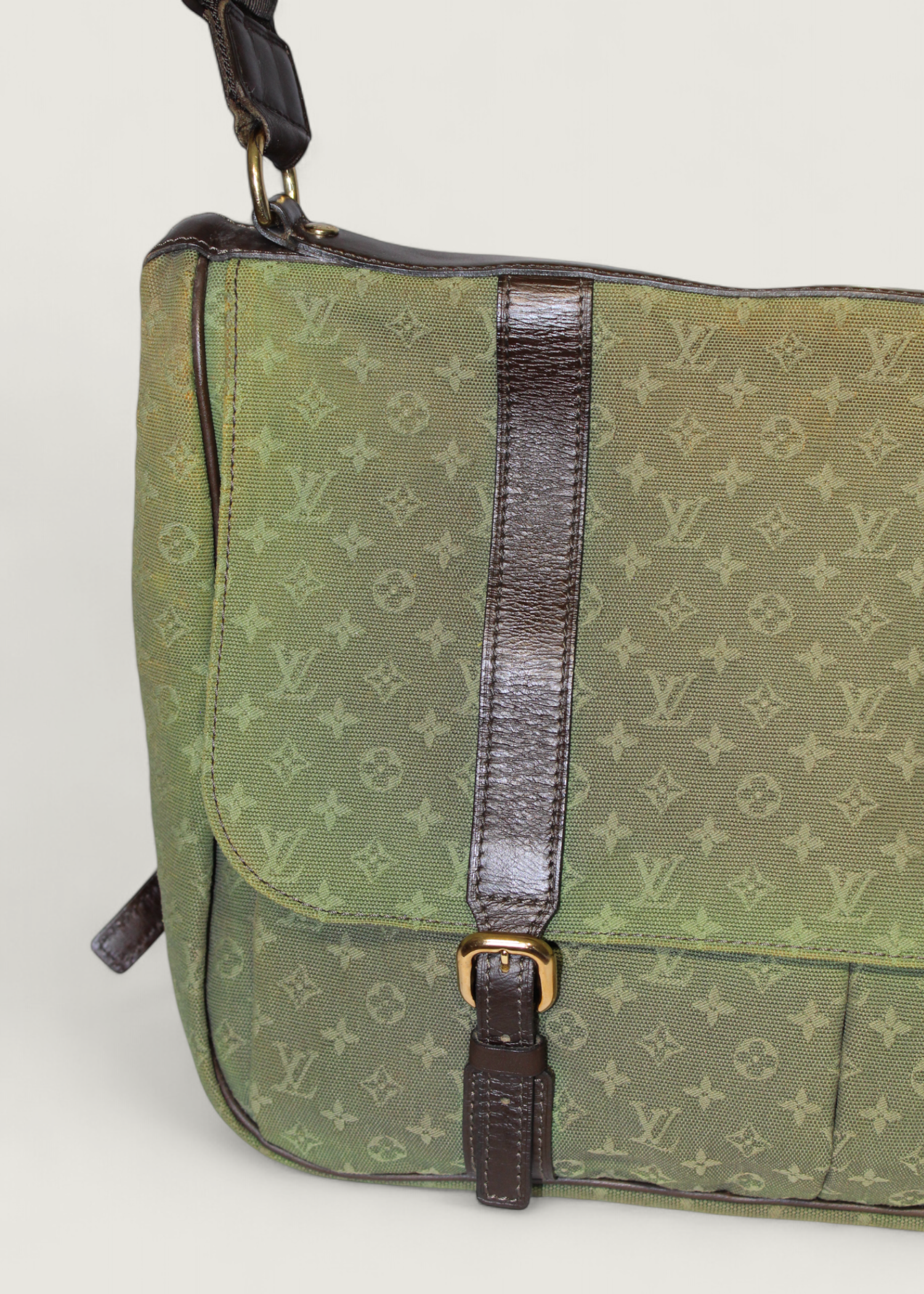 Preloved | Louis Vuitton Mini Sac Maman Crossbody Khaki Grøn