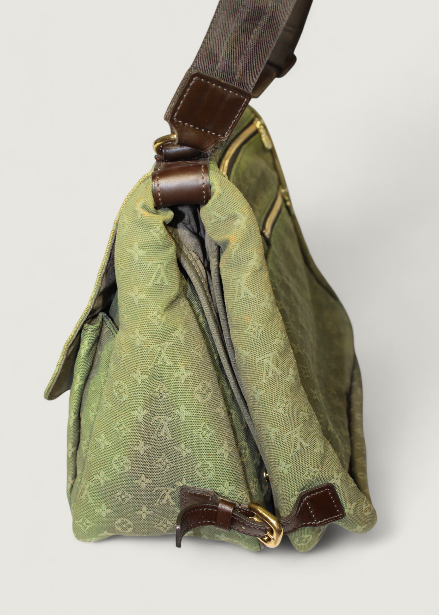 Preloved | Louis Vuitton Mini Sac Maman Crossbody Khaki Grøn