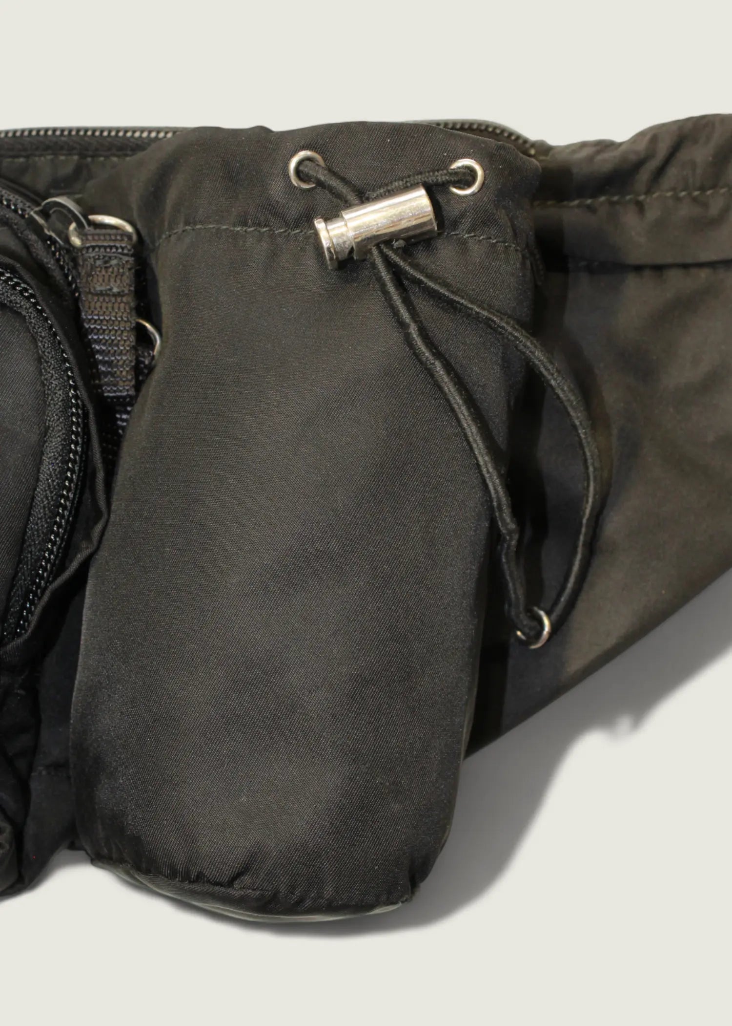 Preloved | Prada Tessuto Utility Bæltetaske i Sort Nylon Prada