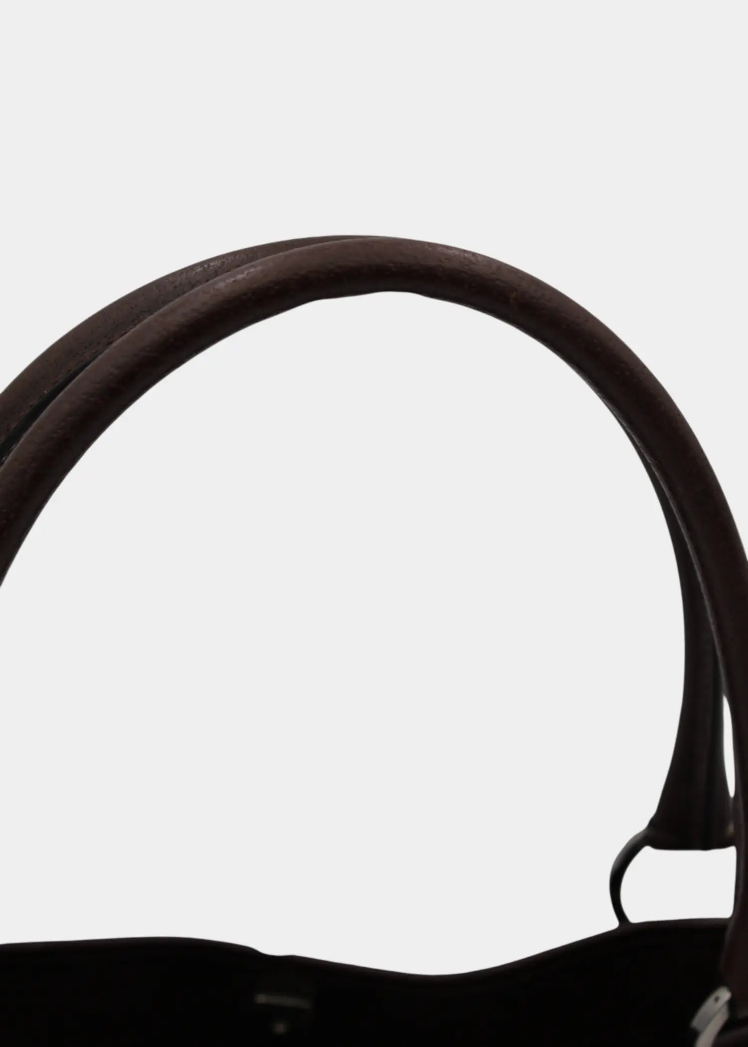 Preloved | Gucci GG Monogram Skuldertaske med Brun Læder