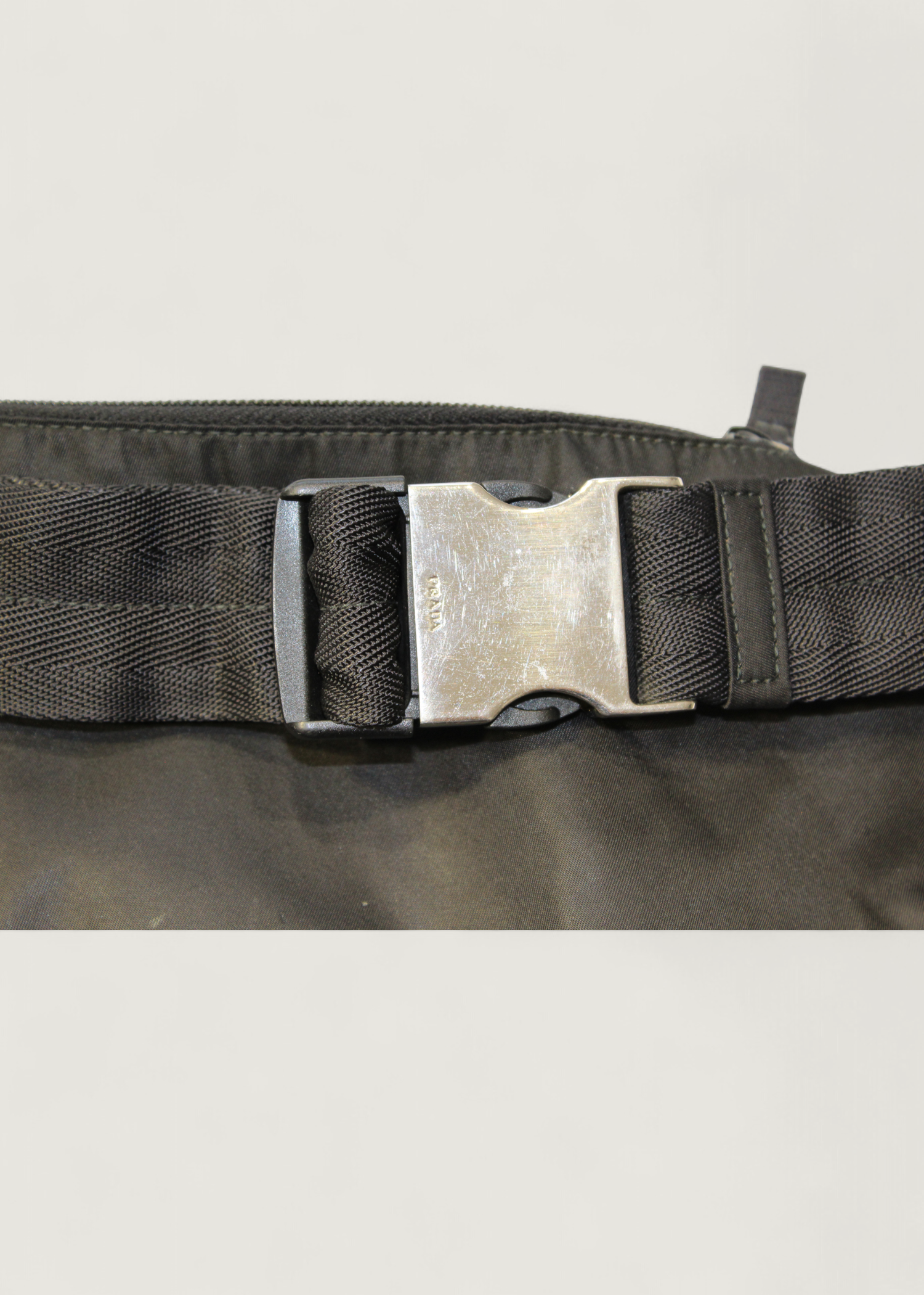 Preloved | Prada Tessuto Utility Bæltetaske i Sort Nylon