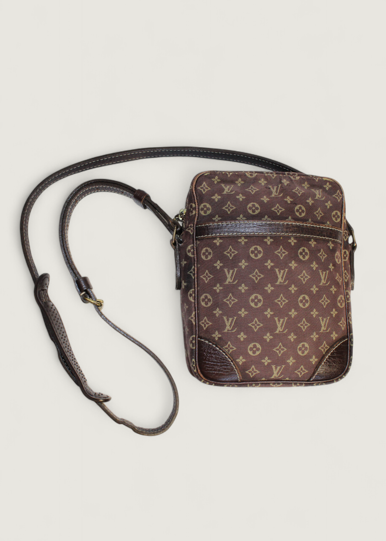 Preloved | Louis Vuitton Mini Run Danube Crossbody i Monogram Mini Canvas