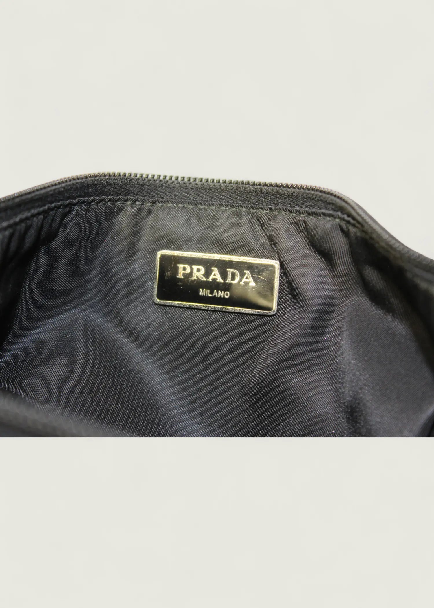 Preloved | Prada Tessuto Utility Bæltetaske i Sort Nylon Prada