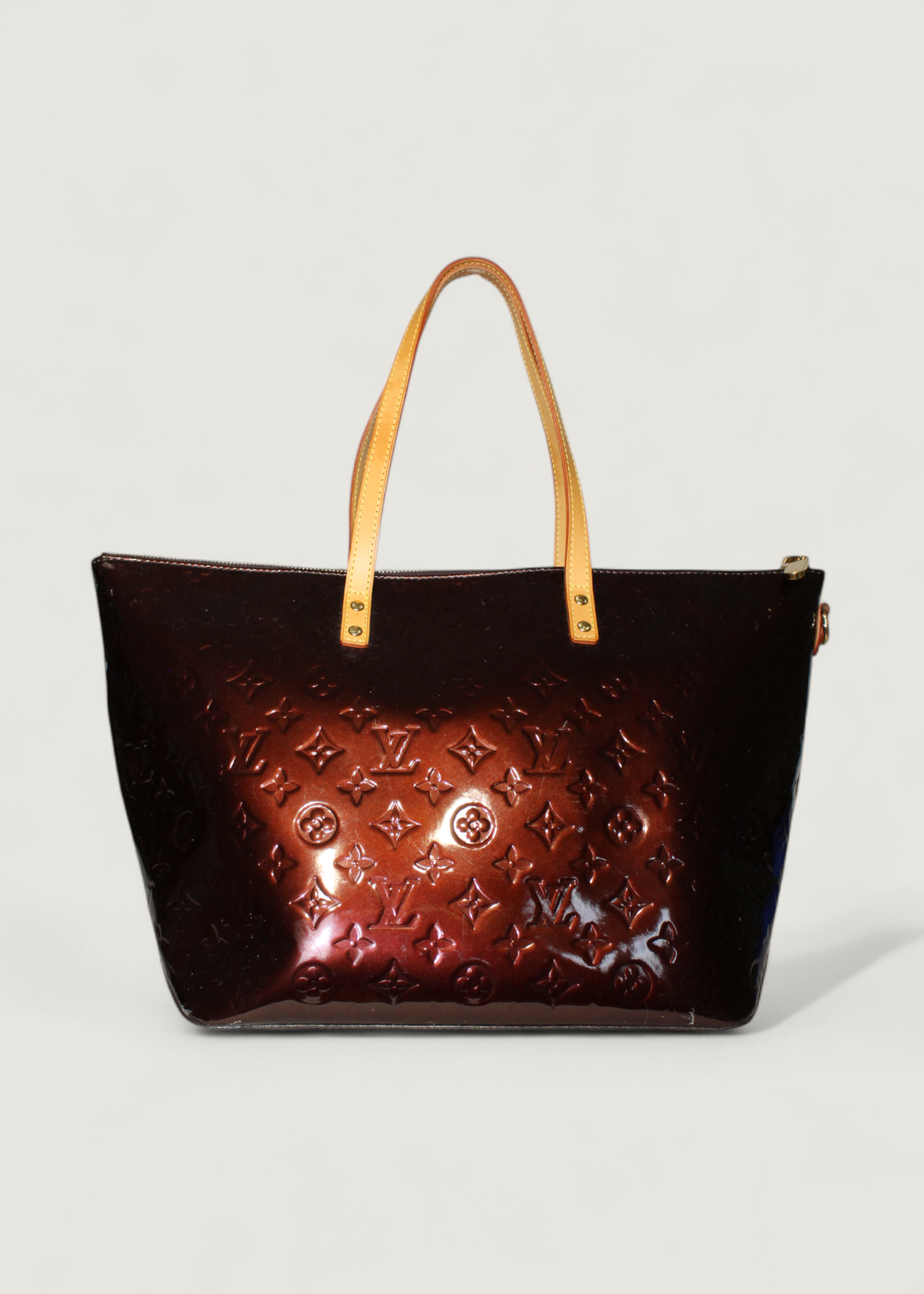 Preloved | Louis Vuitton Monogram Vernis Bellevue GM Totebag i Bordeaux Rød