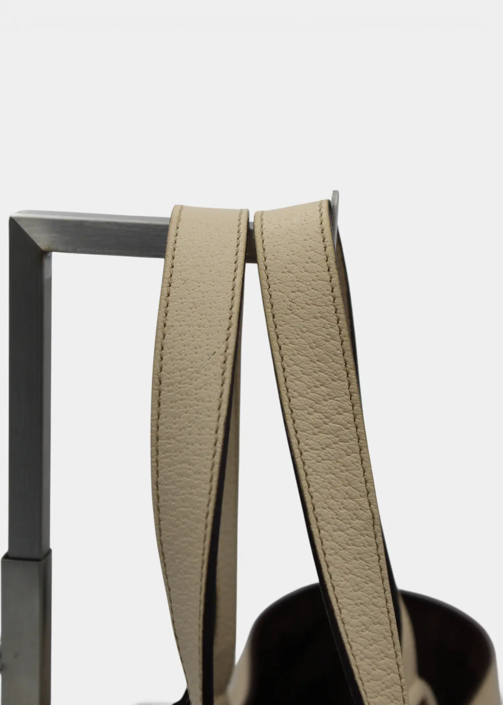 Preloved | Gucci GG Monogram Totebag Abbey med Hvid Læder