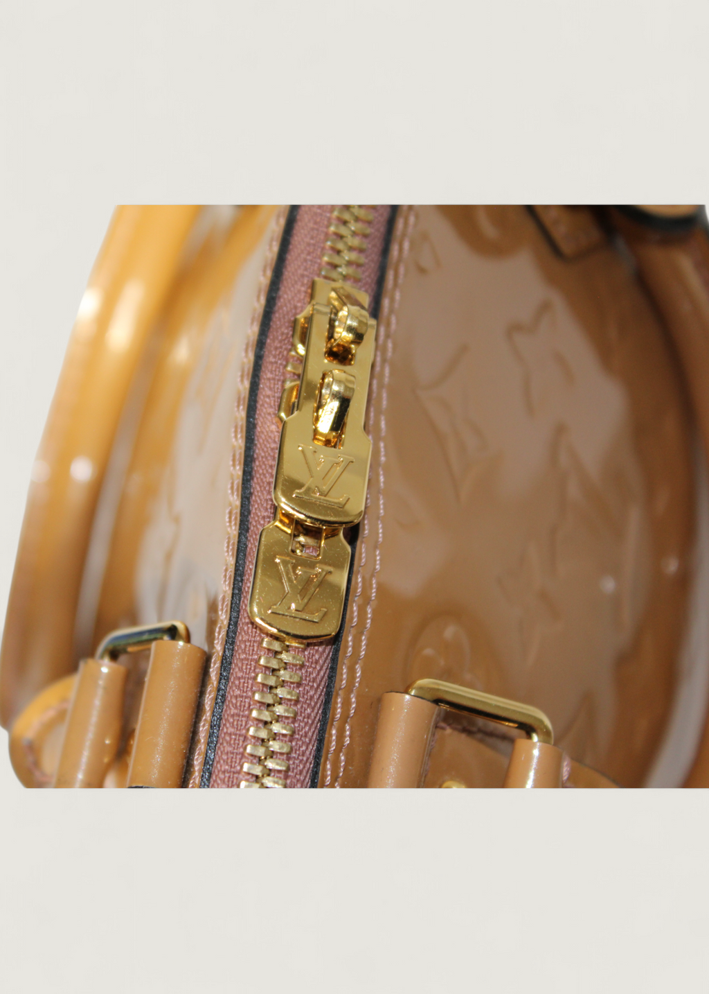 Preloved | Louis Vuitton Monogram Vernis Alma PM Håndtaske i Orange Caramel