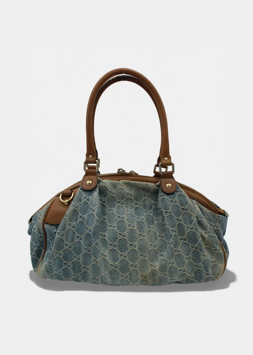 Preloved | Gucci GG Monogram Skuldertaske i Denim Gucci