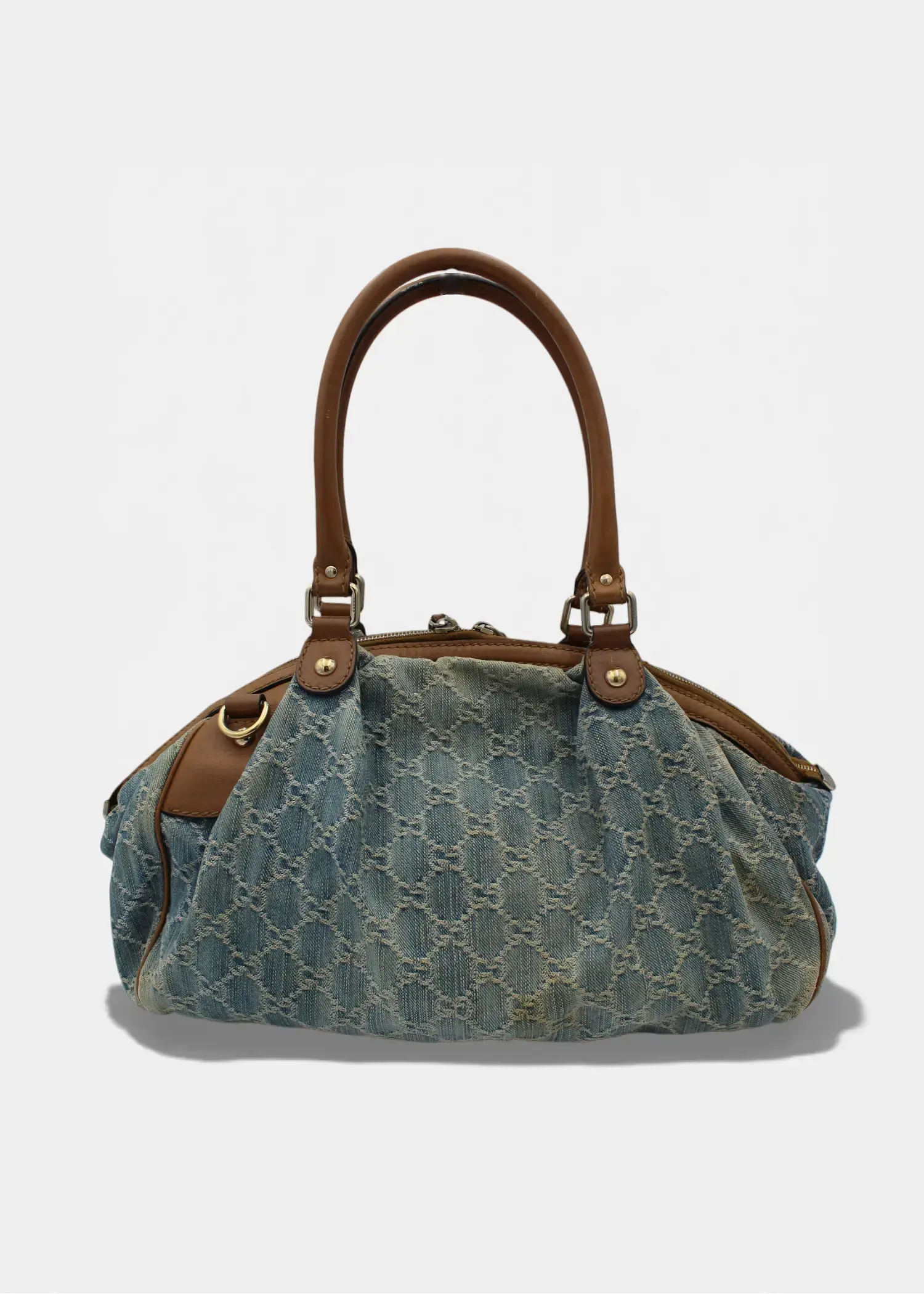 Preloved | Gucci GG Monogram Skuldertaske i Denim Gucci
