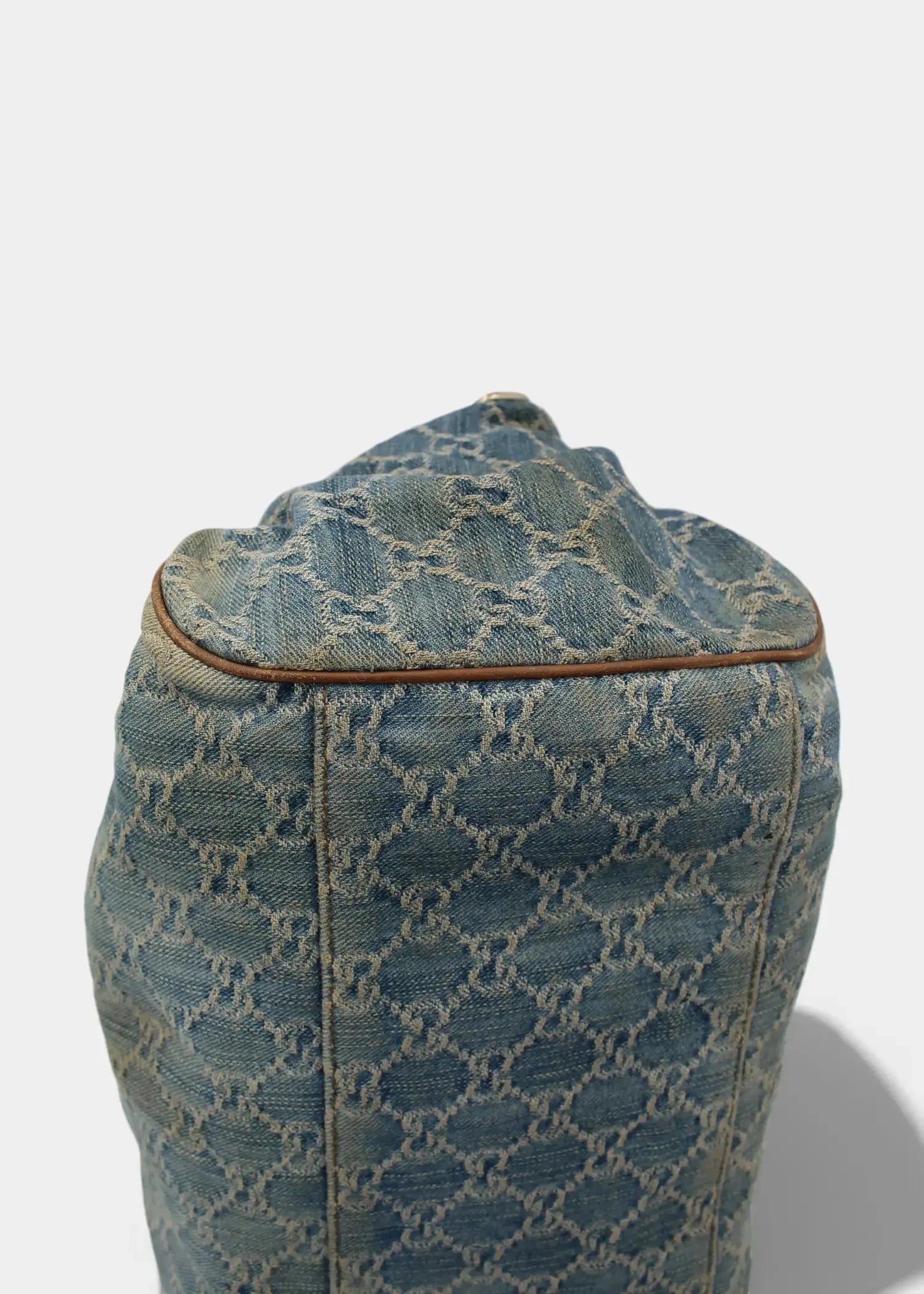 Preloved | Gucci GG Monogram Skuldertaske i Denim Gucci