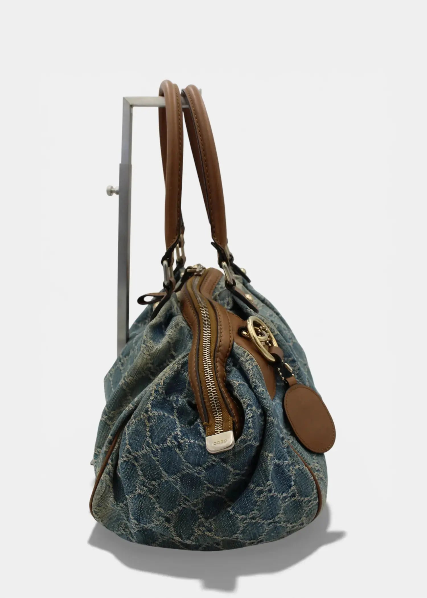 Preloved | Gucci GG Monogram Skuldertaske i Denim Gucci