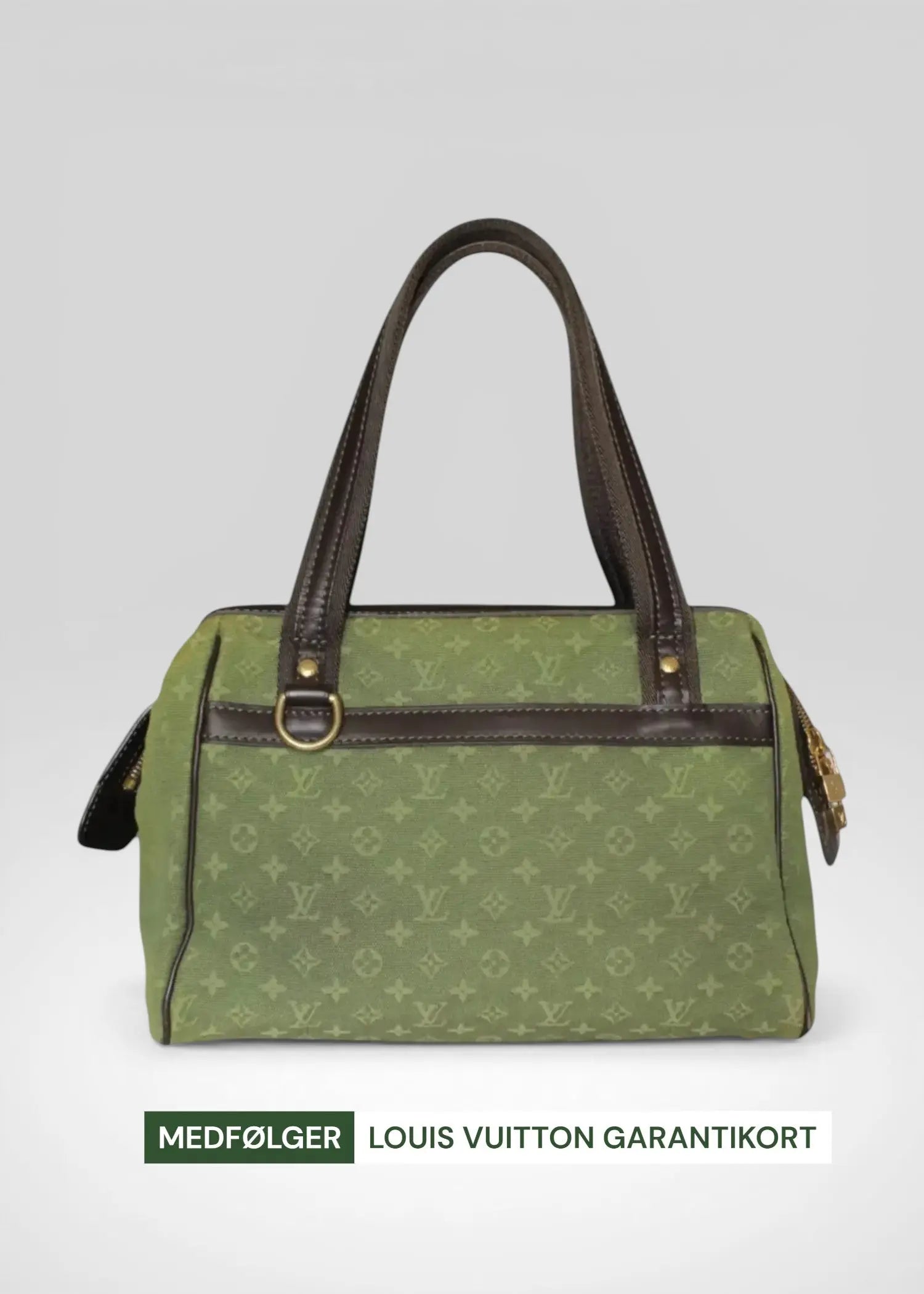 Preloved | Louis Vuitton Monogram Mini Josephine PM i Grøn Denim Canvas Louis Vuitton