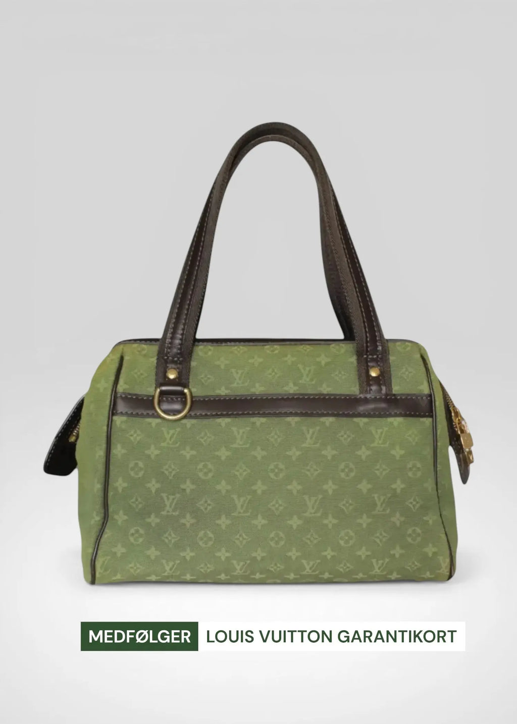Preloved | Louis Vuitton Monogram Mini Josephine PM i Grøn Denim Canvas Louis Vuitton