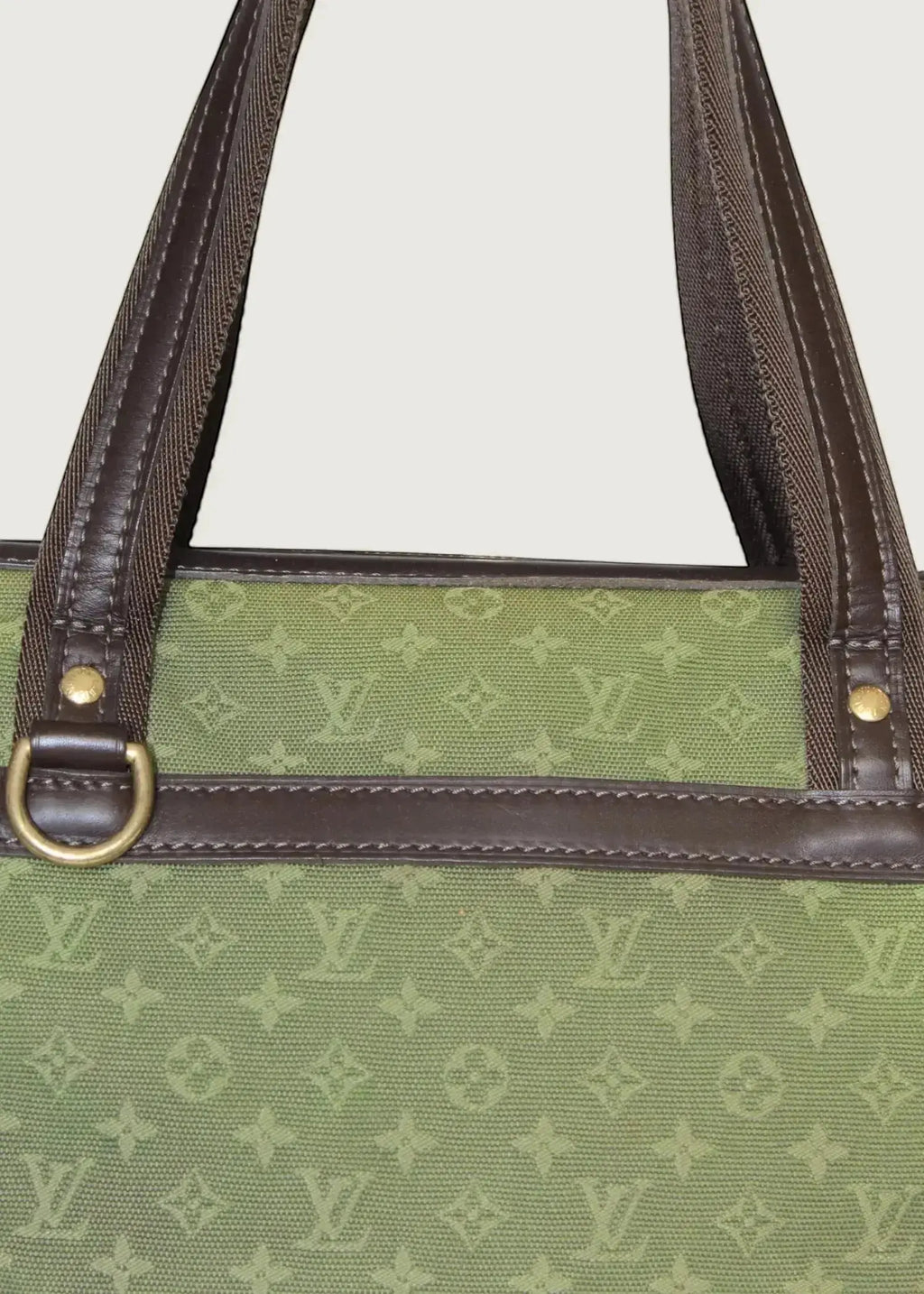 Preloved | Louis Vuitton Monogram Mini Josephine PM i Grøn Denim Canvas Louis Vuitton