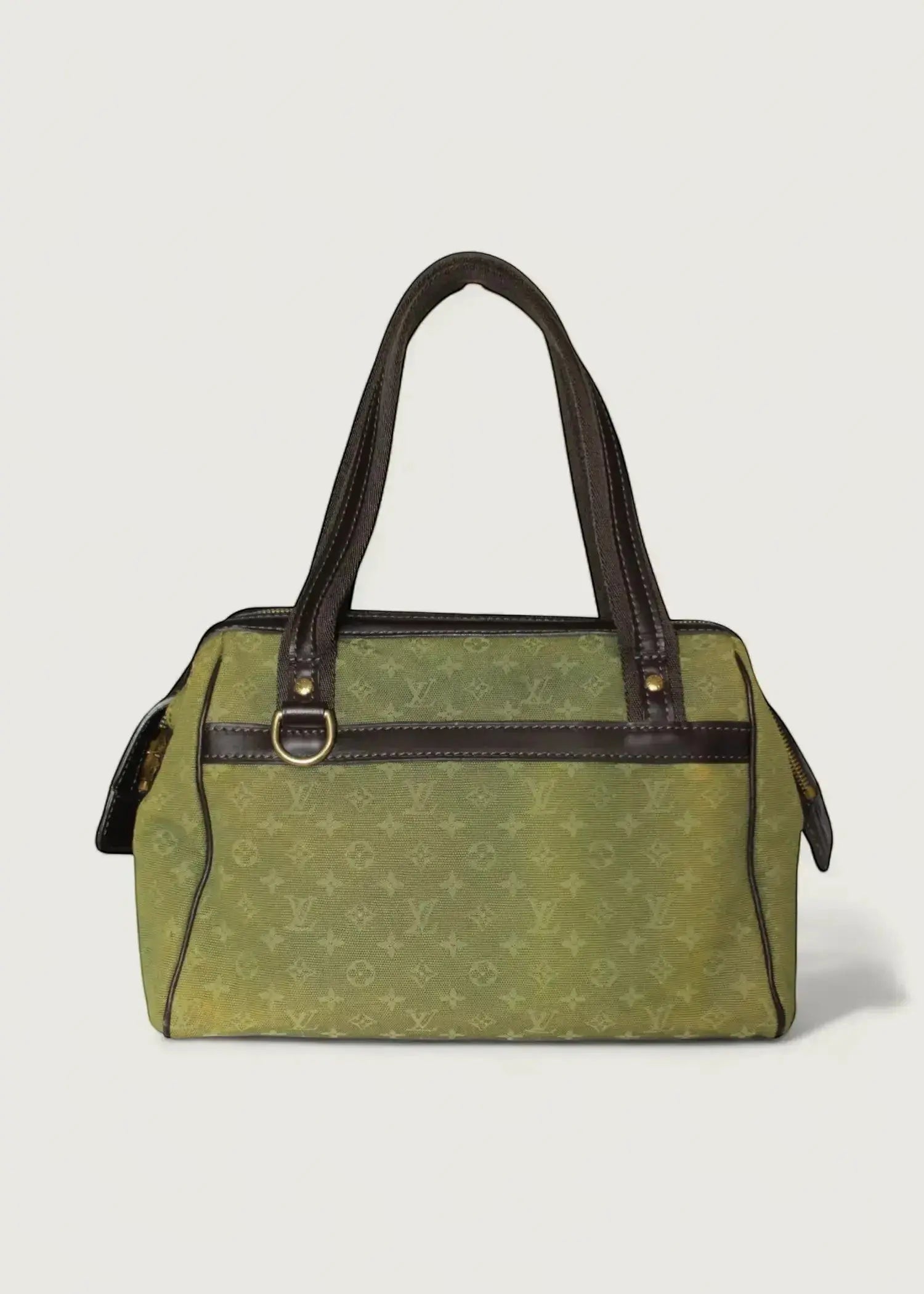 Preloved | Louis Vuitton Monogram Mini Josephine PM i Grøn Denim Canvas Louis Vuitton