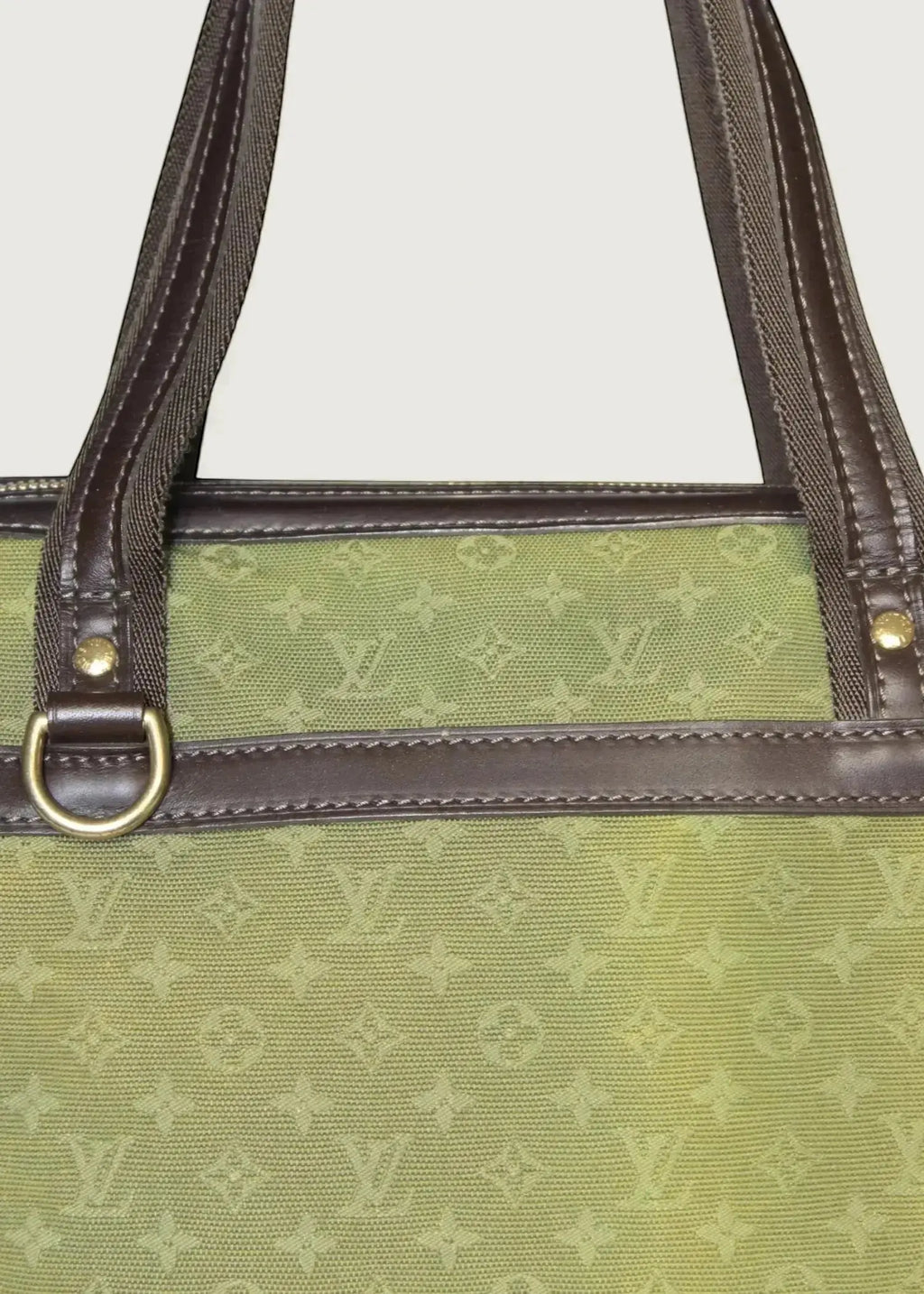 Preloved | Louis Vuitton Monogram Mini Josephine PM i Grøn Denim Canvas Louis Vuitton