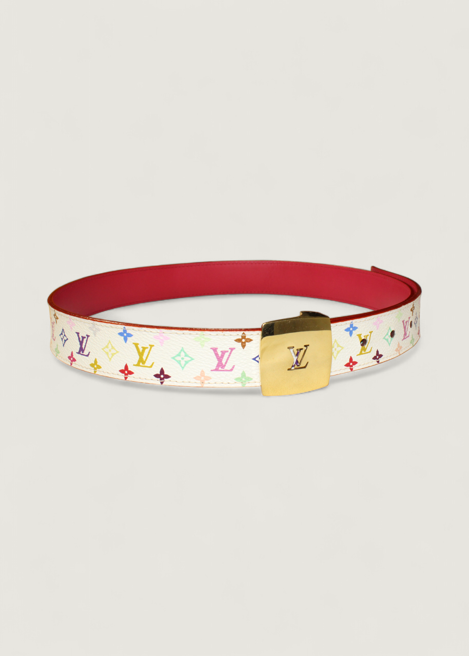 Preloved | Louis Vuitton Monogram x Takashi Murakami Multicolor Santure Bælte i Canvas