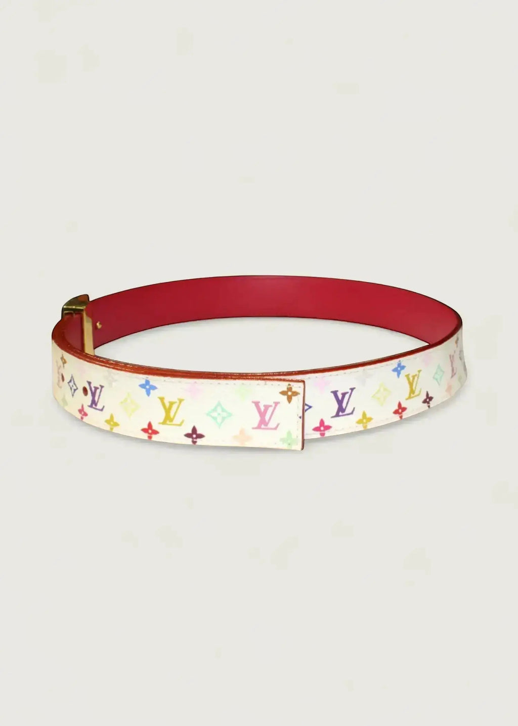 Preloved | Louis Vuitton Monogram x Takashi Murakami Multicolor Santure Bælte i Canvas Louis Vuitton