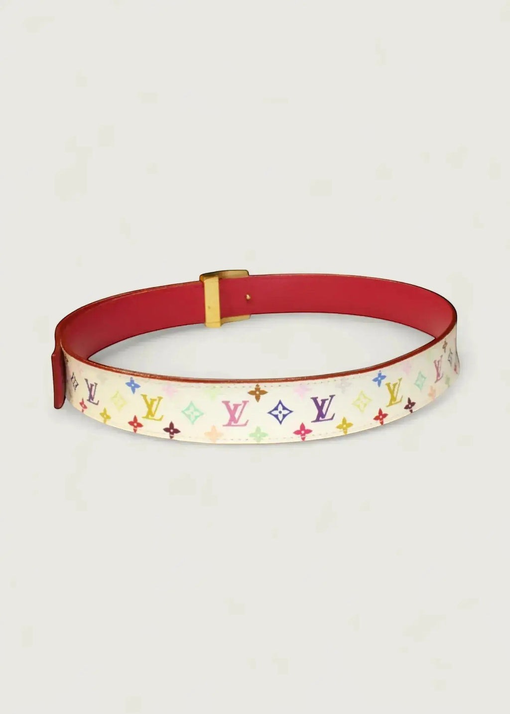 Preloved | Louis Vuitton Monogram x Takashi Murakami Multicolor Santure Bælte i Canvas Louis Vuitton
