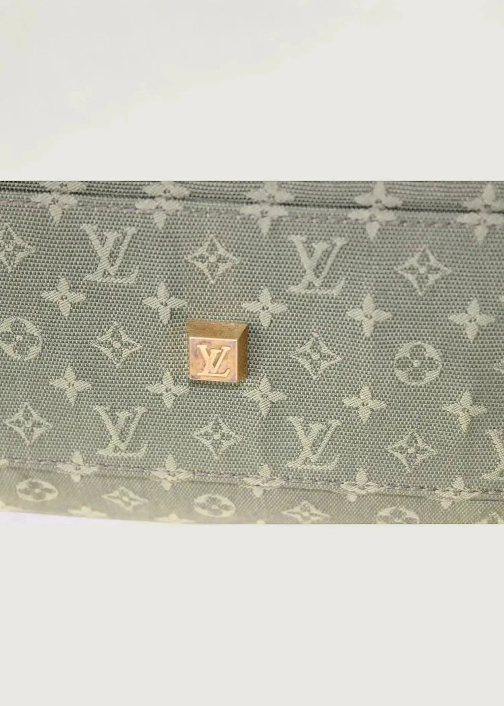 Preloved | Louis Vuitton Monogram Mini Josephine PM i Grøn Denim Canvas Louis Vuitton